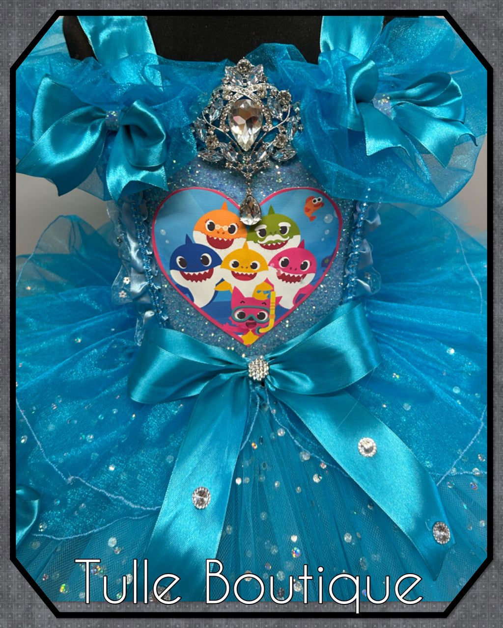 Girls toddlers Princess Baby shark tutu birthday party dress,ballgown, fancy dress costume