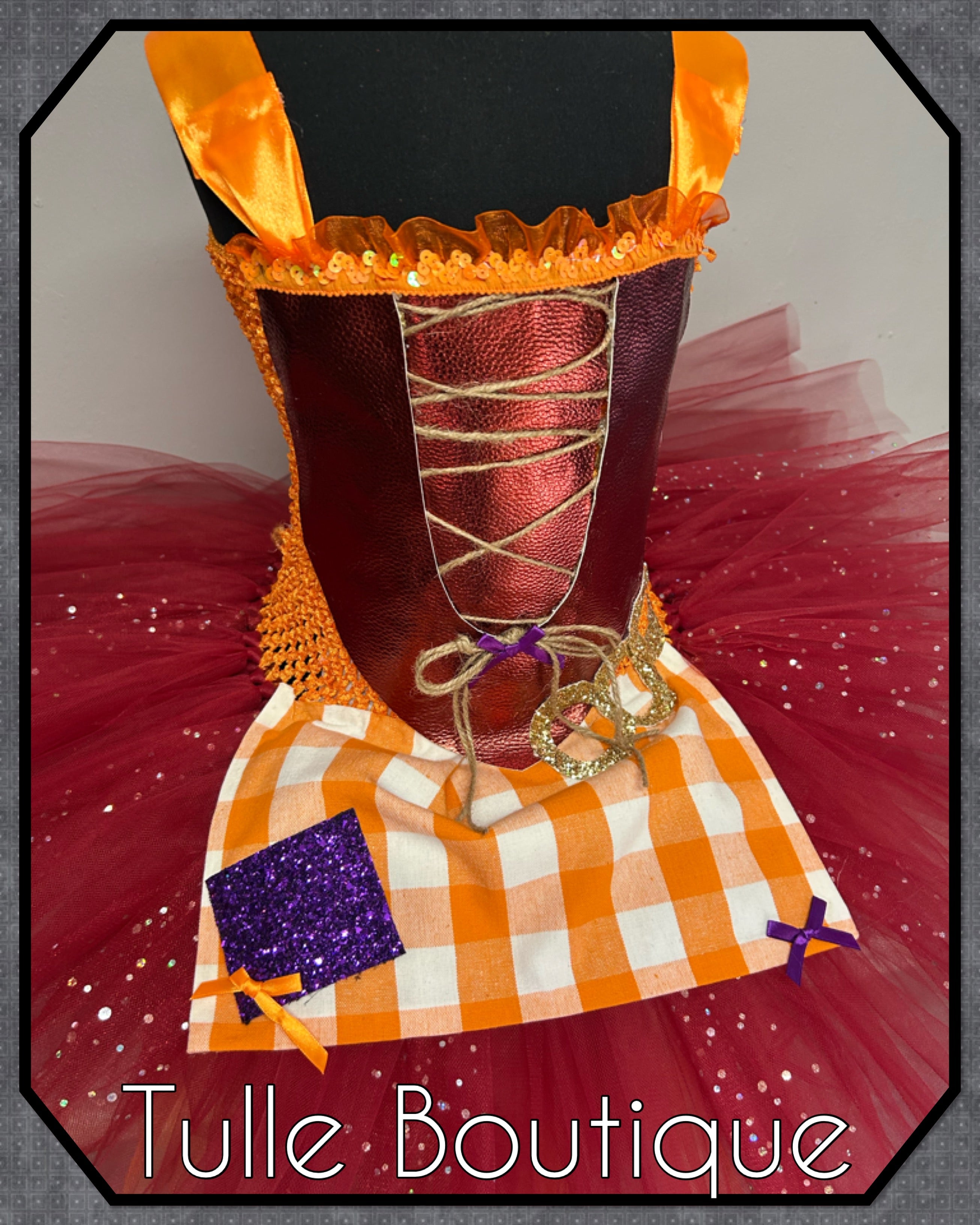 Girls toddlers Halloween Hocus Pocus Mary Sanderson tutu dress, ballgown, fancy dress costume