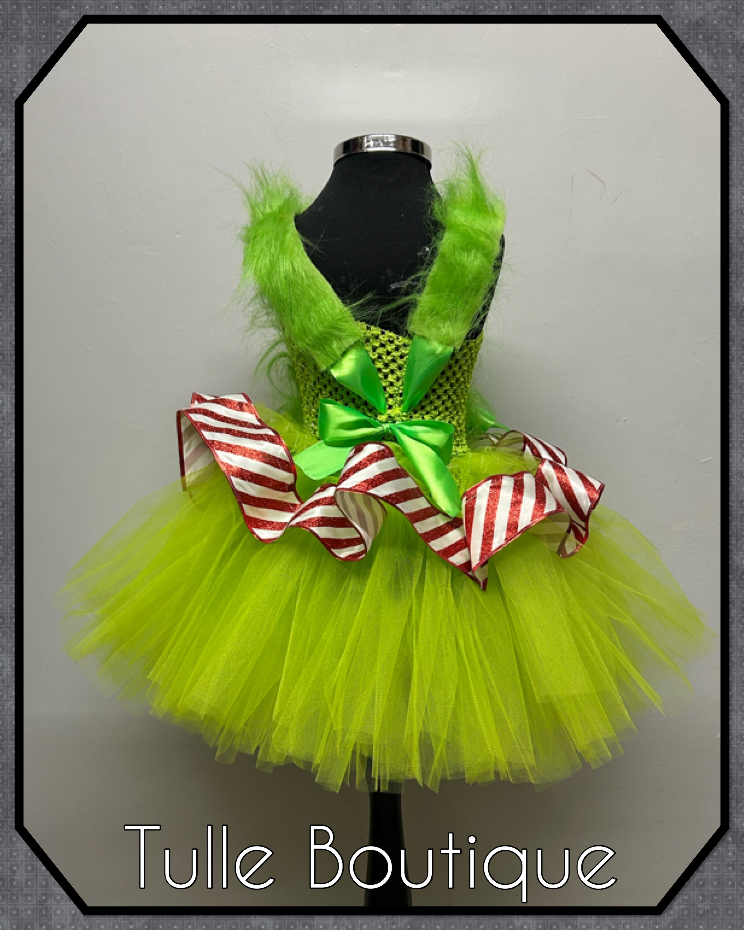 Girls toddlers The Grinch Christmas tutu dress, ballgown, fancy dress costume