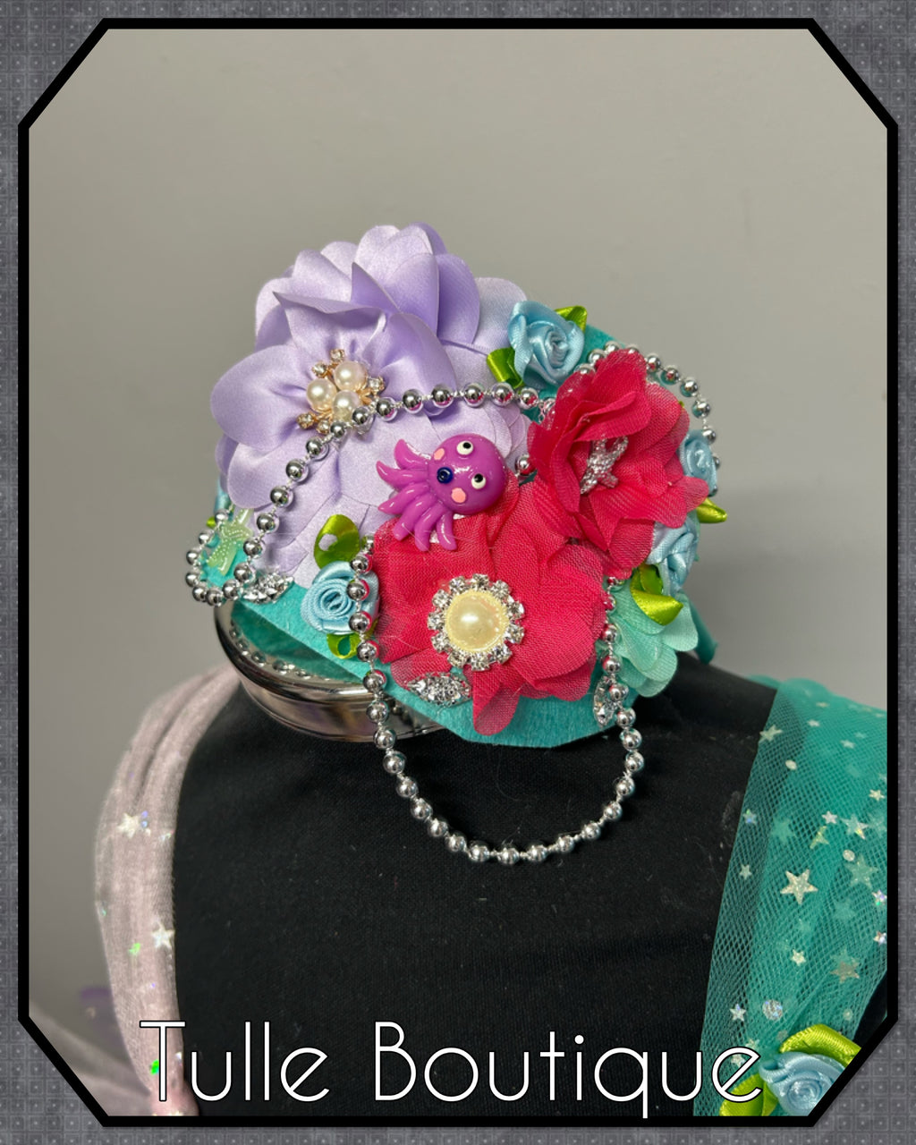 Girls toddlers Floral Mermaid tutu dress,ballgown, fancy dress costume