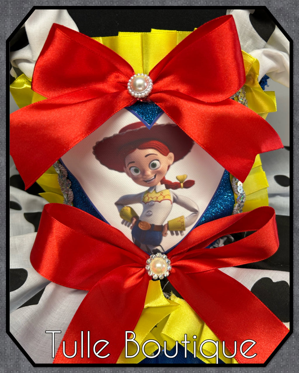 Girls Toddlers Princess Cow girl tutu dress, Jessie ballgown, fancy dress costume