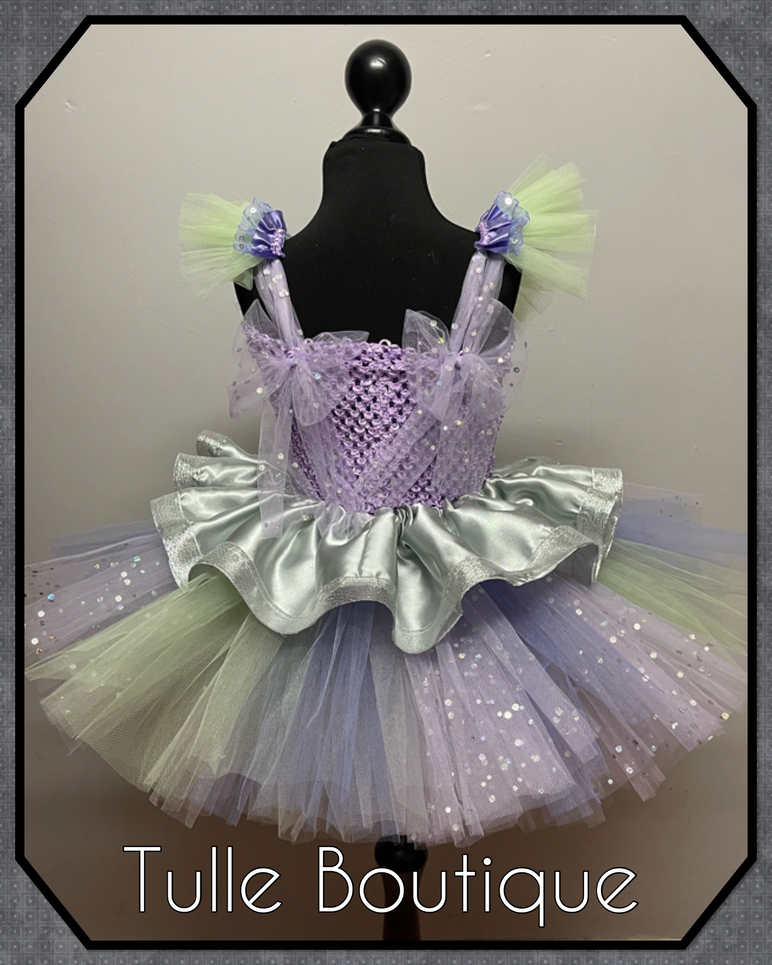 Girls Alien space tutu dress, birthday ballgown, fancy dress costume