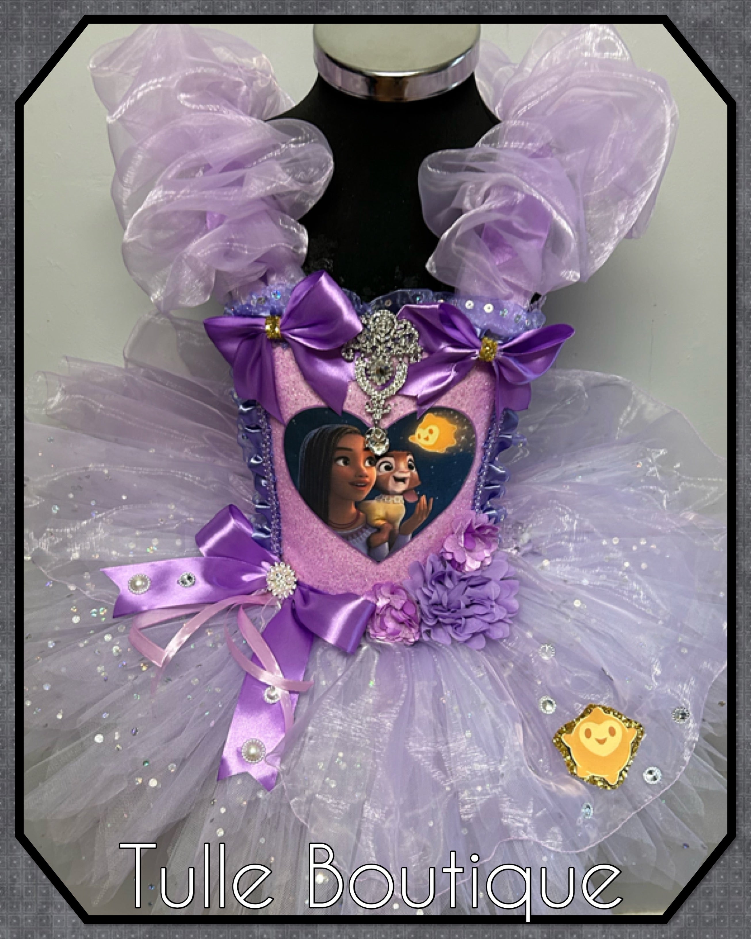 Girls toddlers Wish Asha tutu birthday party dress,ballgown, fancy dress costume