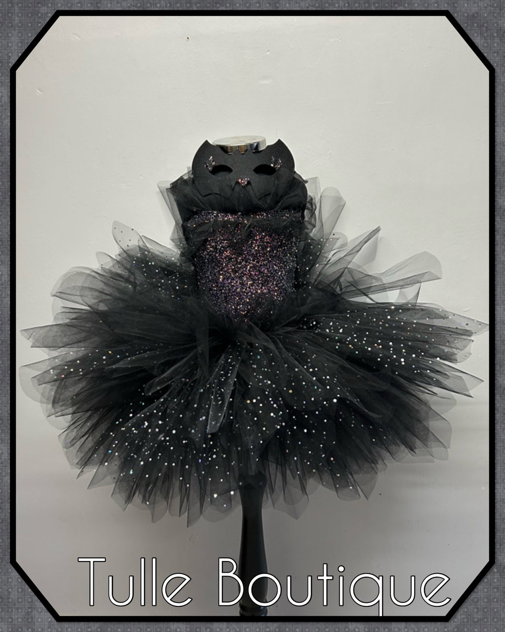 Girls toddlers sparkly Bat tutu birthday party dress,ballgown, fancy dress costume