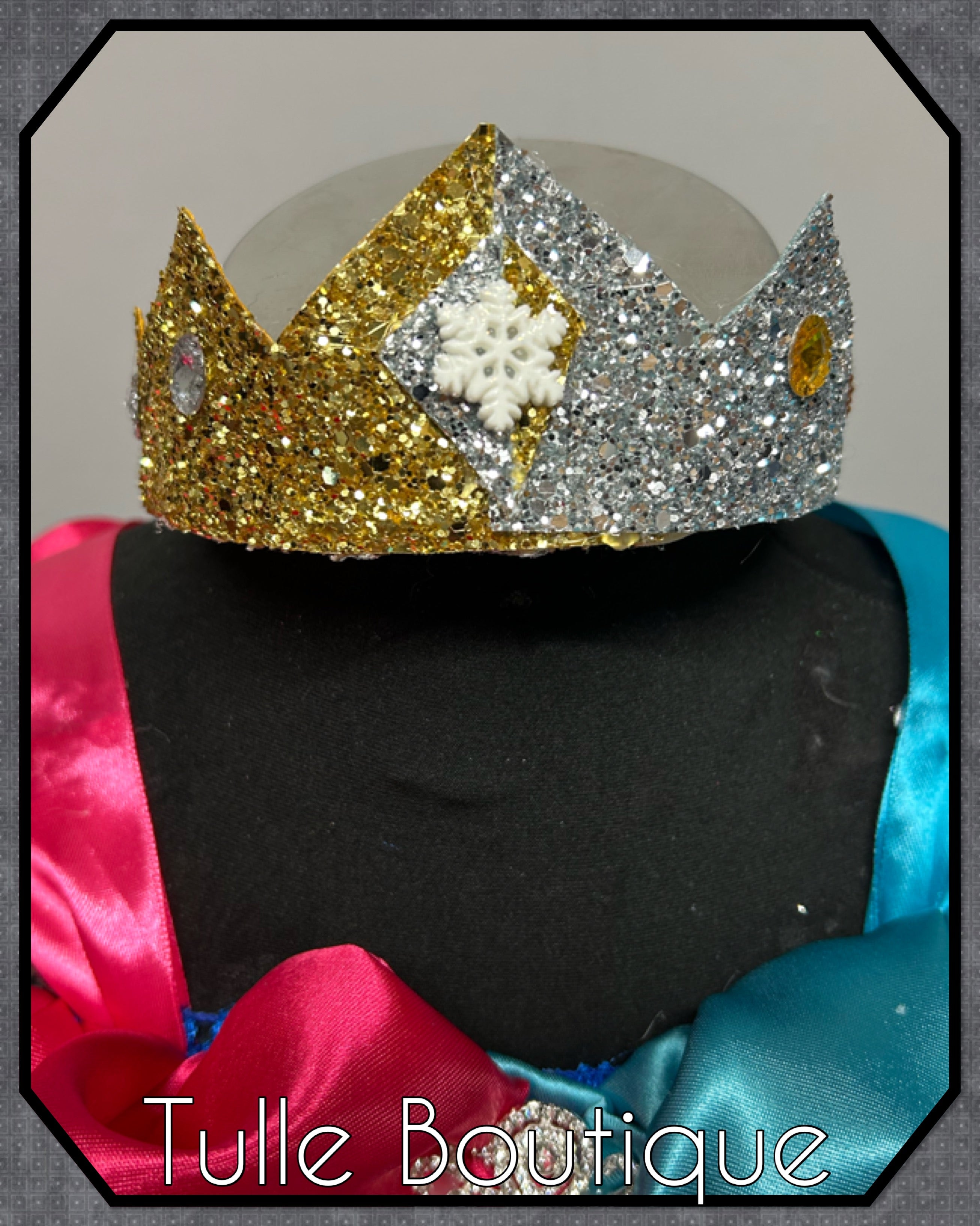 Girls toddlers Frozen Elsa and Anna  tutu dress, half and half ballgown, fancy dress costume