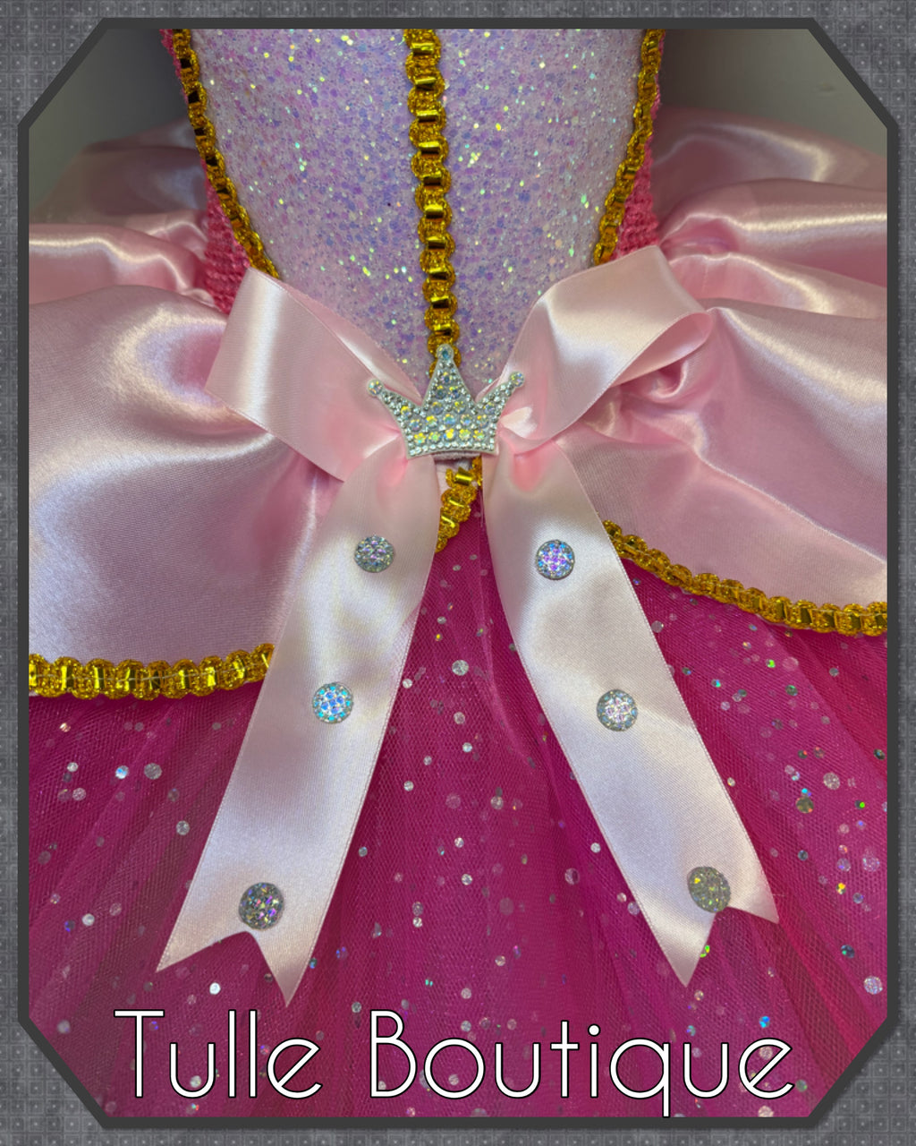 Girls toddlers Princess Aurora tutu dress, sleeping beauty ballgown, fancy dress costume