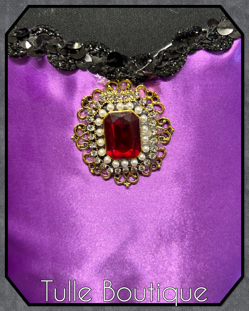 Girls toddlers Evil Queen tutu dress, ballgown, fancy dress costume