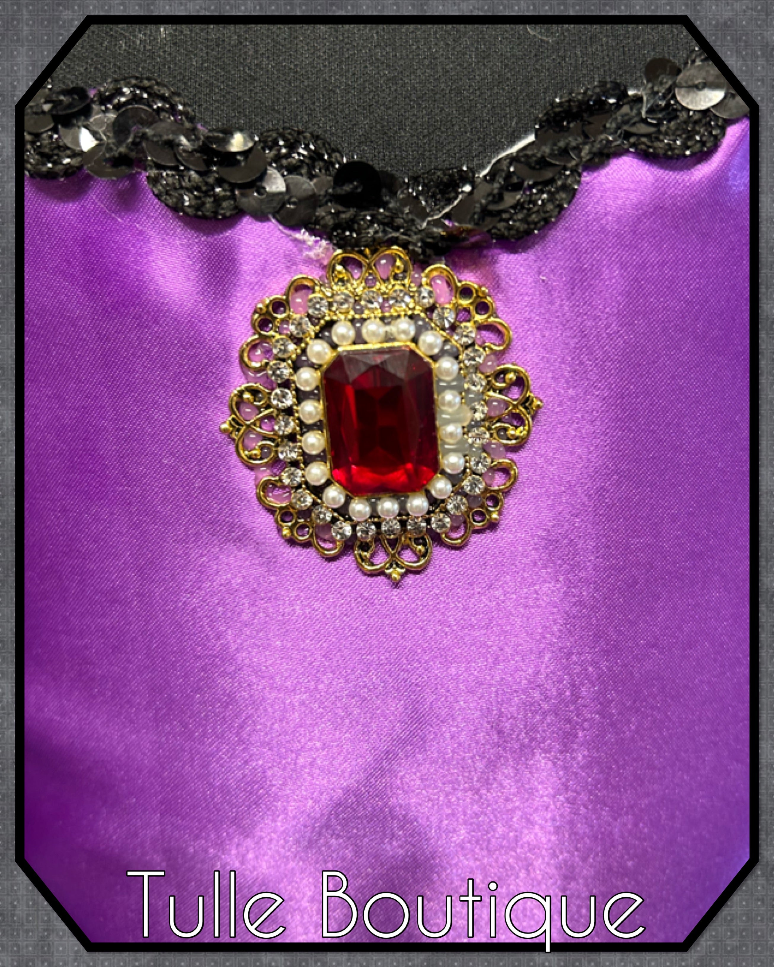 Girls toddlers Evil Queen tutu dress, ballgown, fancy dress costume