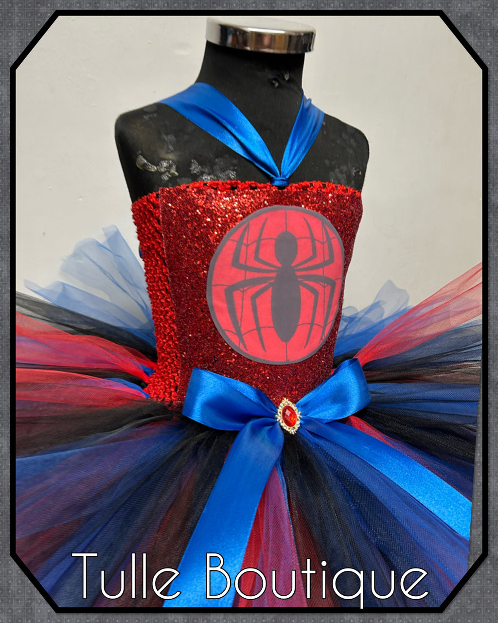 Girls toddlers Spiderman tutu dress, ballgown, fancy dress costume