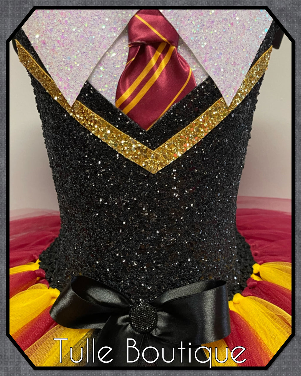 Girls toddlers Harry Potter tutu dress, book day fancy dress wizard Halloween costume
