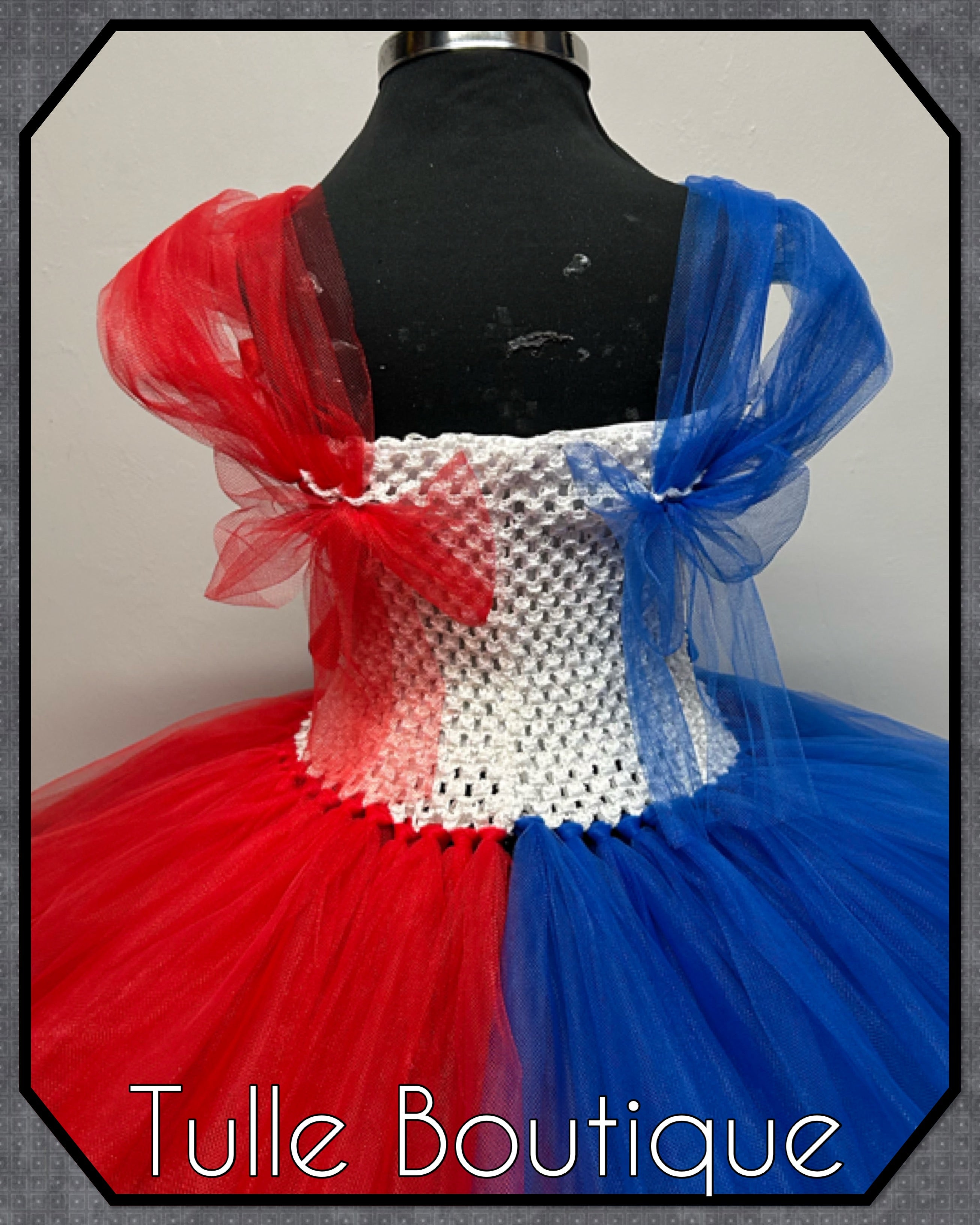 Girls toddlers Superhero Harley Quinn  tutu dress, ballgown, fancy dress costume