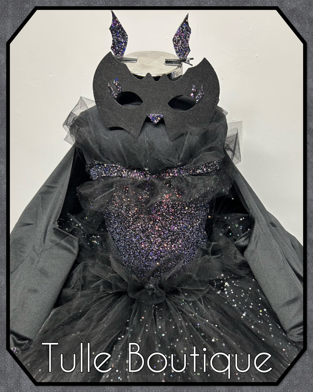 Girls toddlers sparkly Bat tutu birthday party dress,ballgown, fancy dress costume