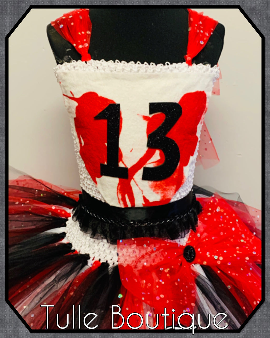 Girls toddlers zombie cheerleader tutu dress, ballgown,halloween fancy dress costume