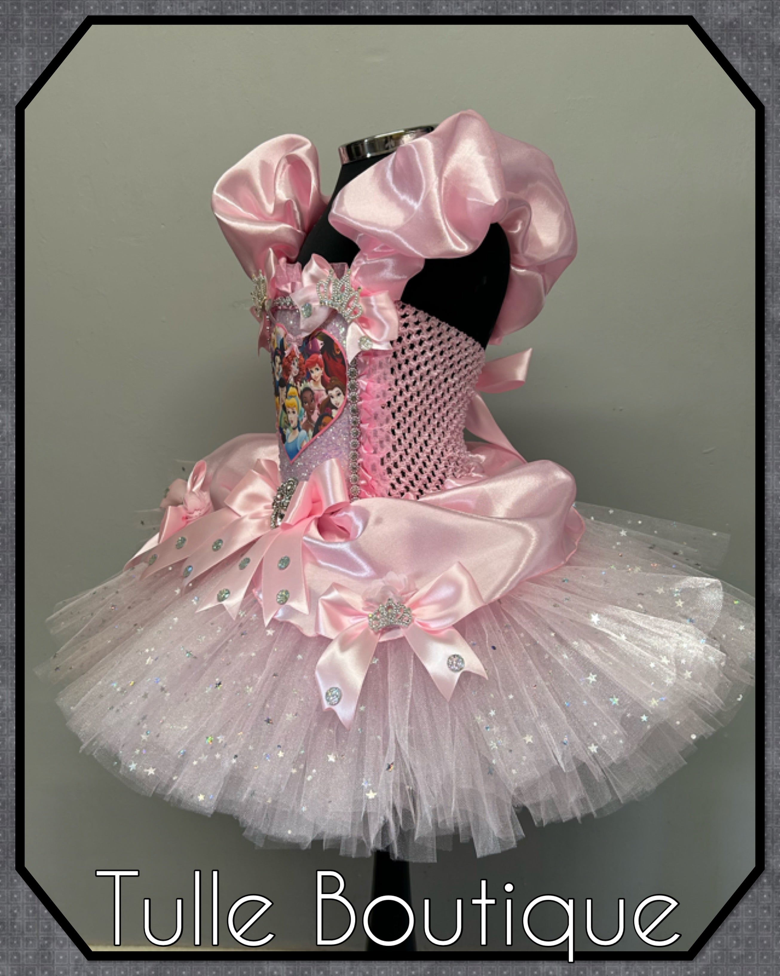 Girls toddlers pink Disney Princess tutu dress, ballgown, fancy dress costume