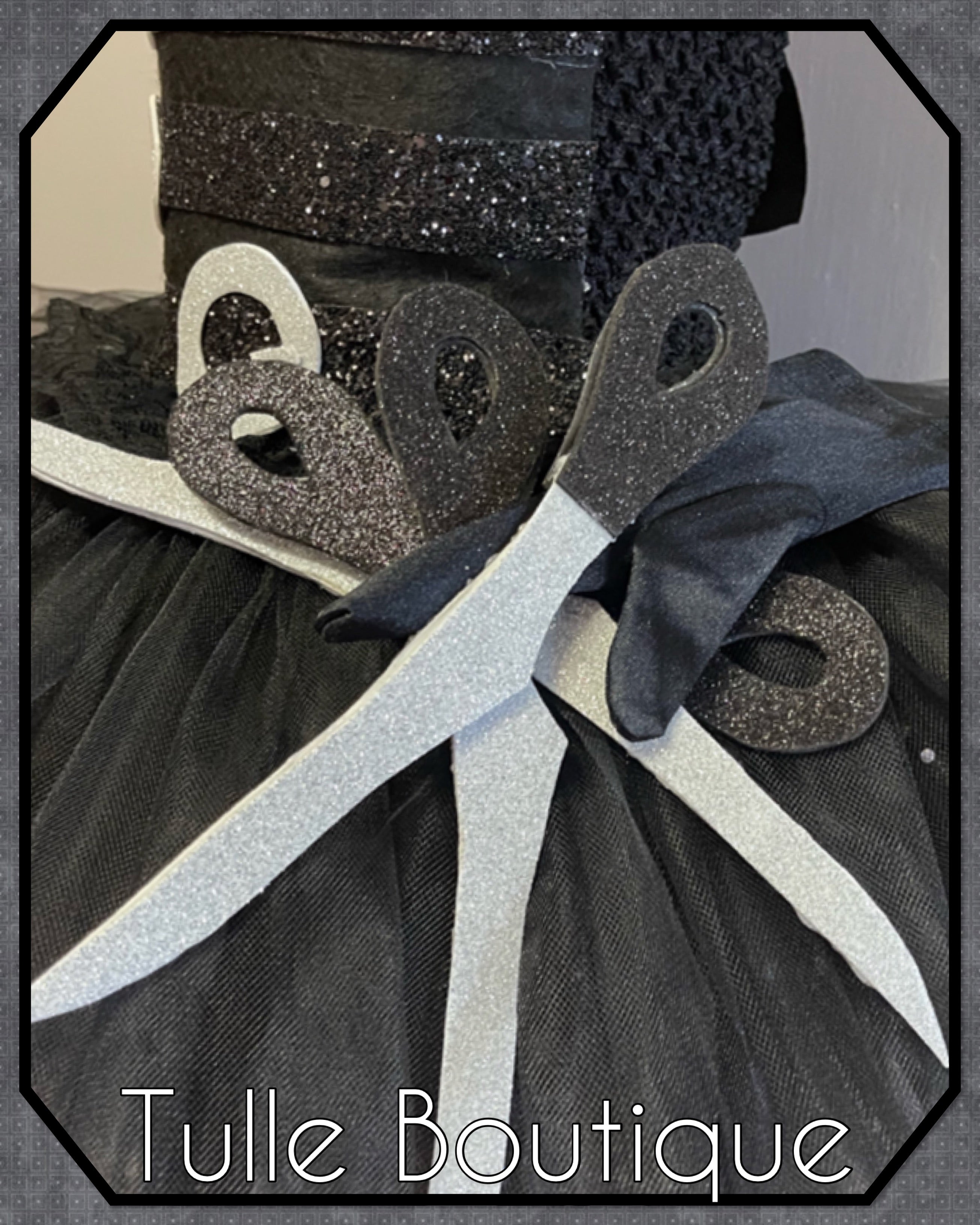 Girls toddlers Edward Scissorhands tutu dress, ballgown, fancy dress costume