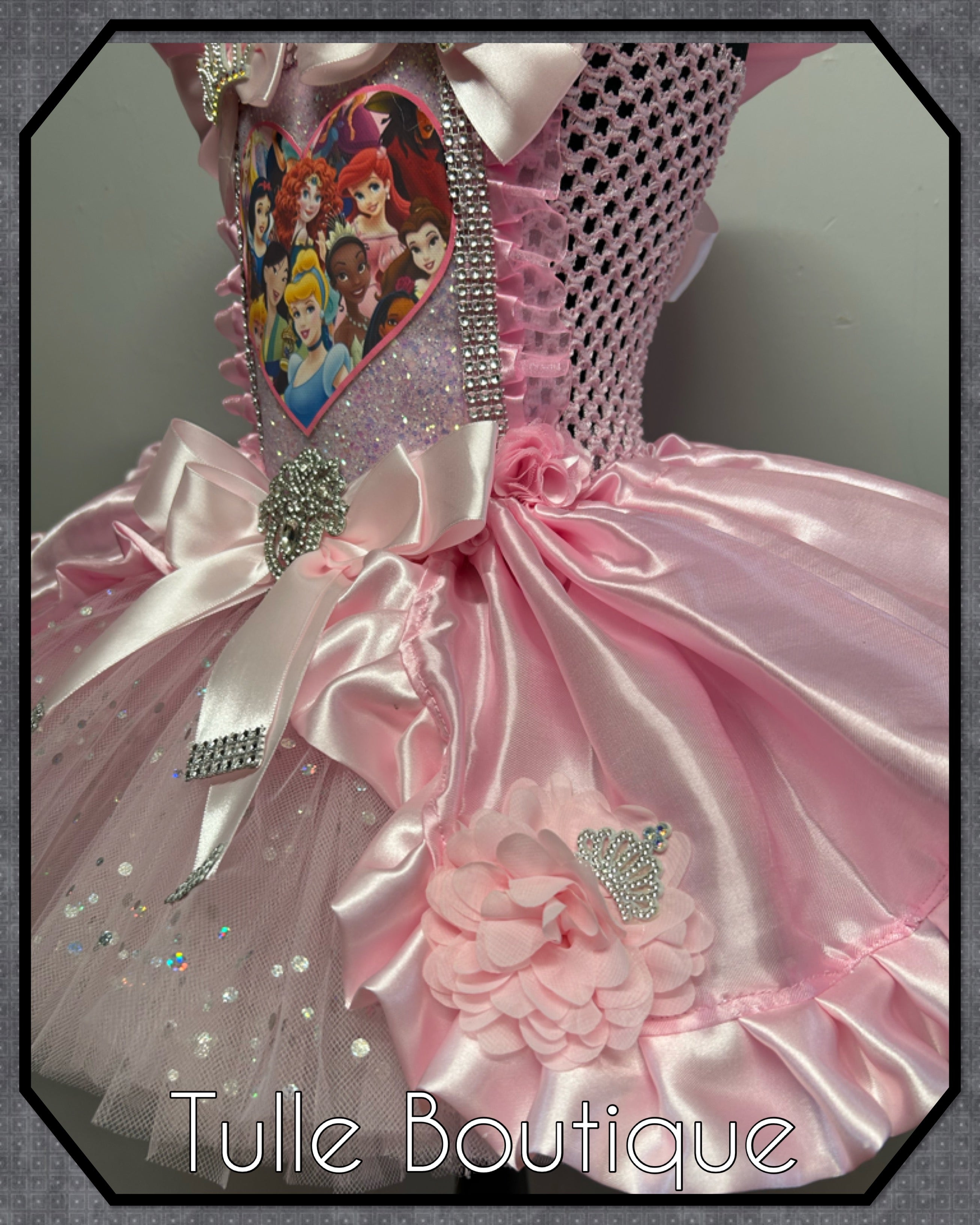 Girls toddlers pink Disney Princess tutu dress, ballgown, fancy dress costume