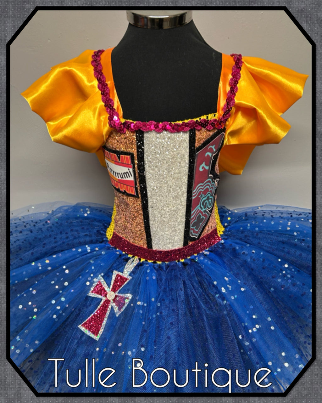 Girls toddlers K-pop Demon hunters Rumi tutu dress, ballgown, fancy dress costume