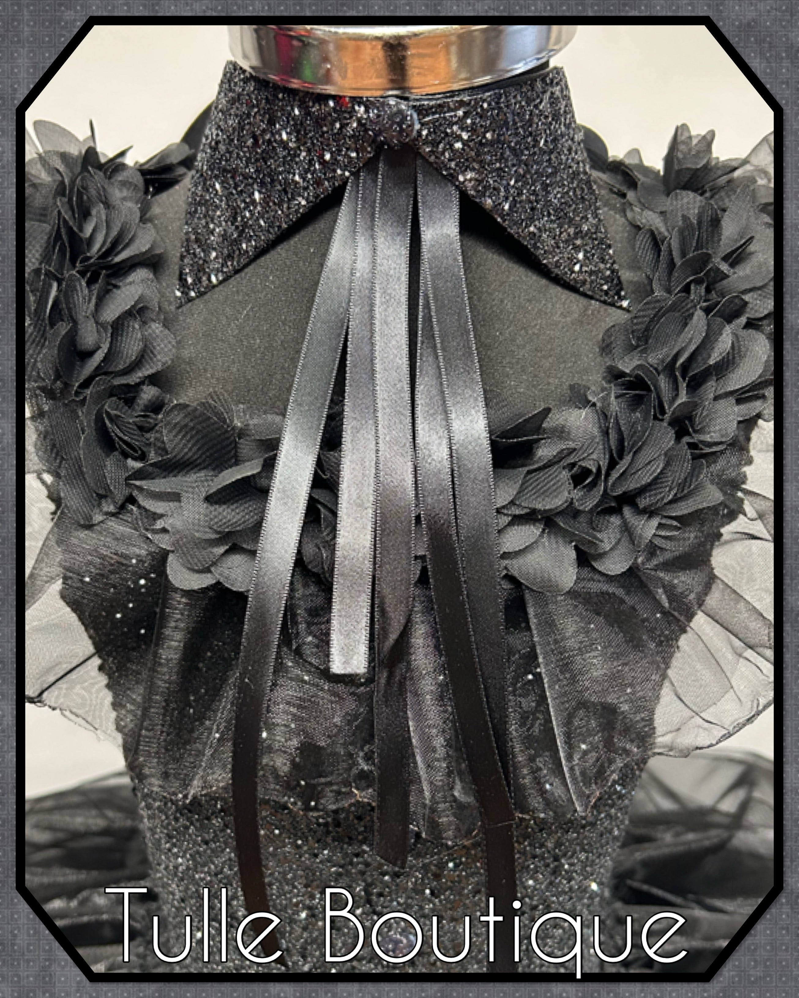 Girls toddlers Wednesday Addams Prom tutu dress, ballgown,Halloween fancy dress costume
