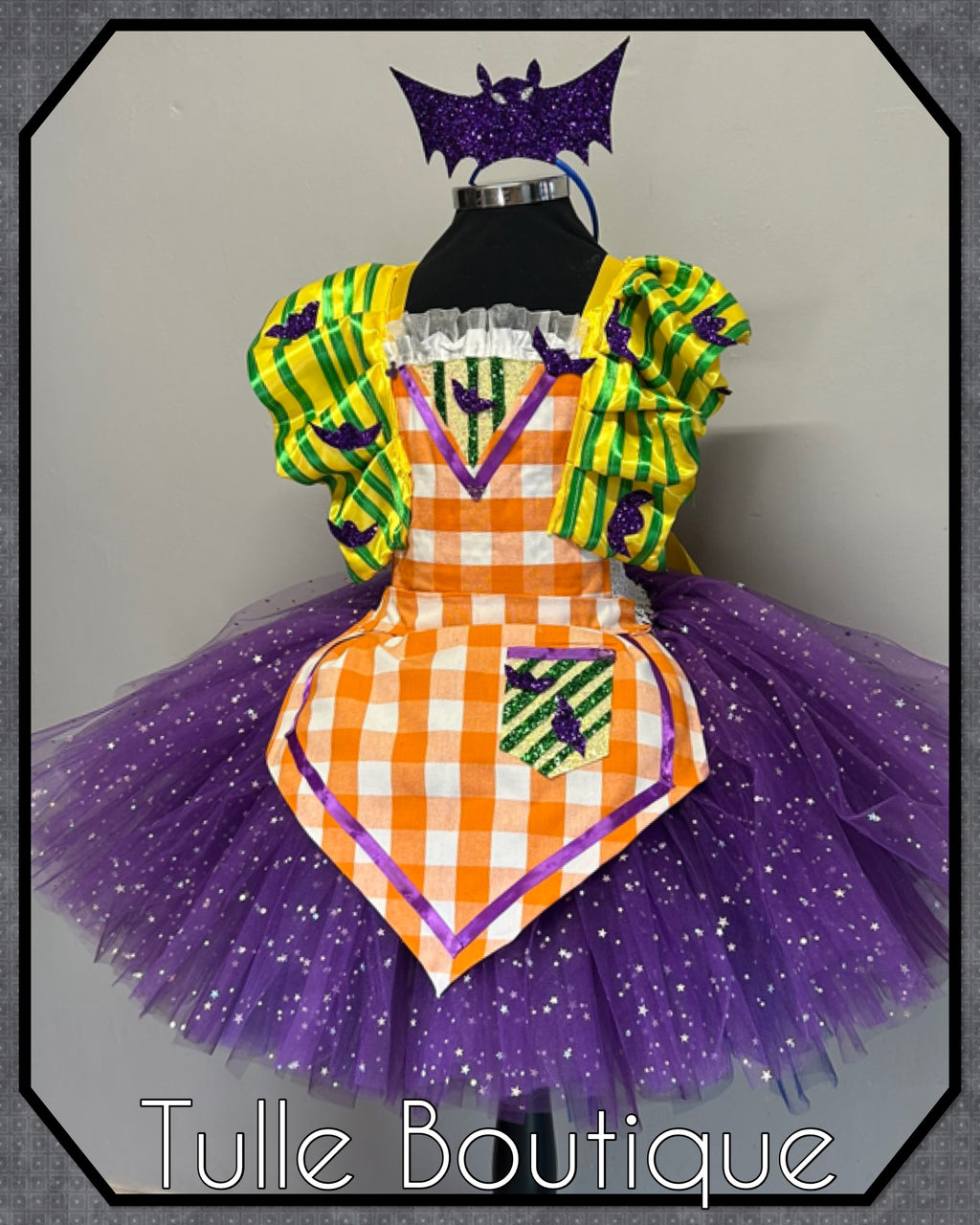Girls toddlers Disneys cast member Halloween tutu dress, ballgown, killer doll fancy dress costume