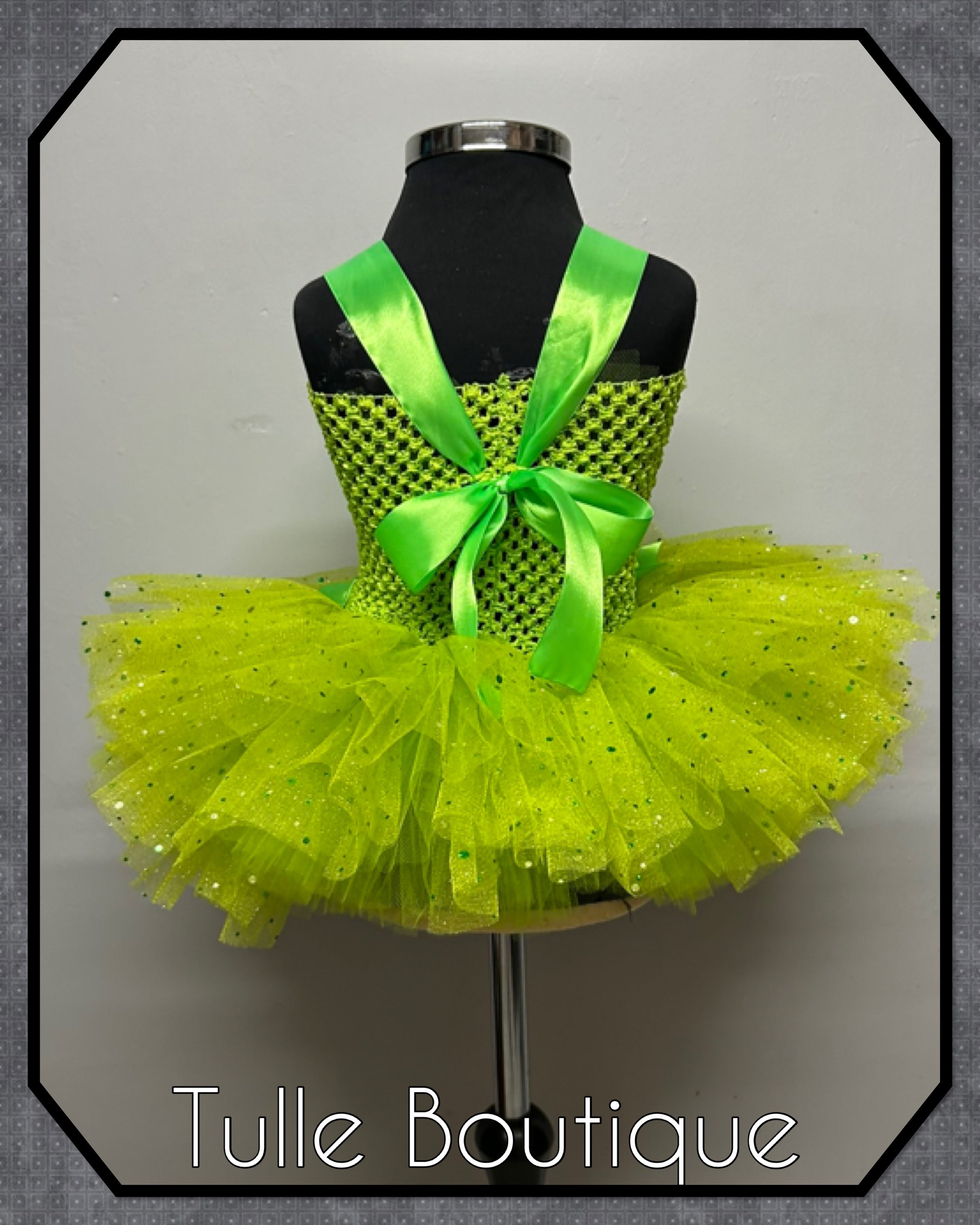 Girls toddlers Monsters Inc Mike Wazowski dress, ballgown, book day fancy dress costume