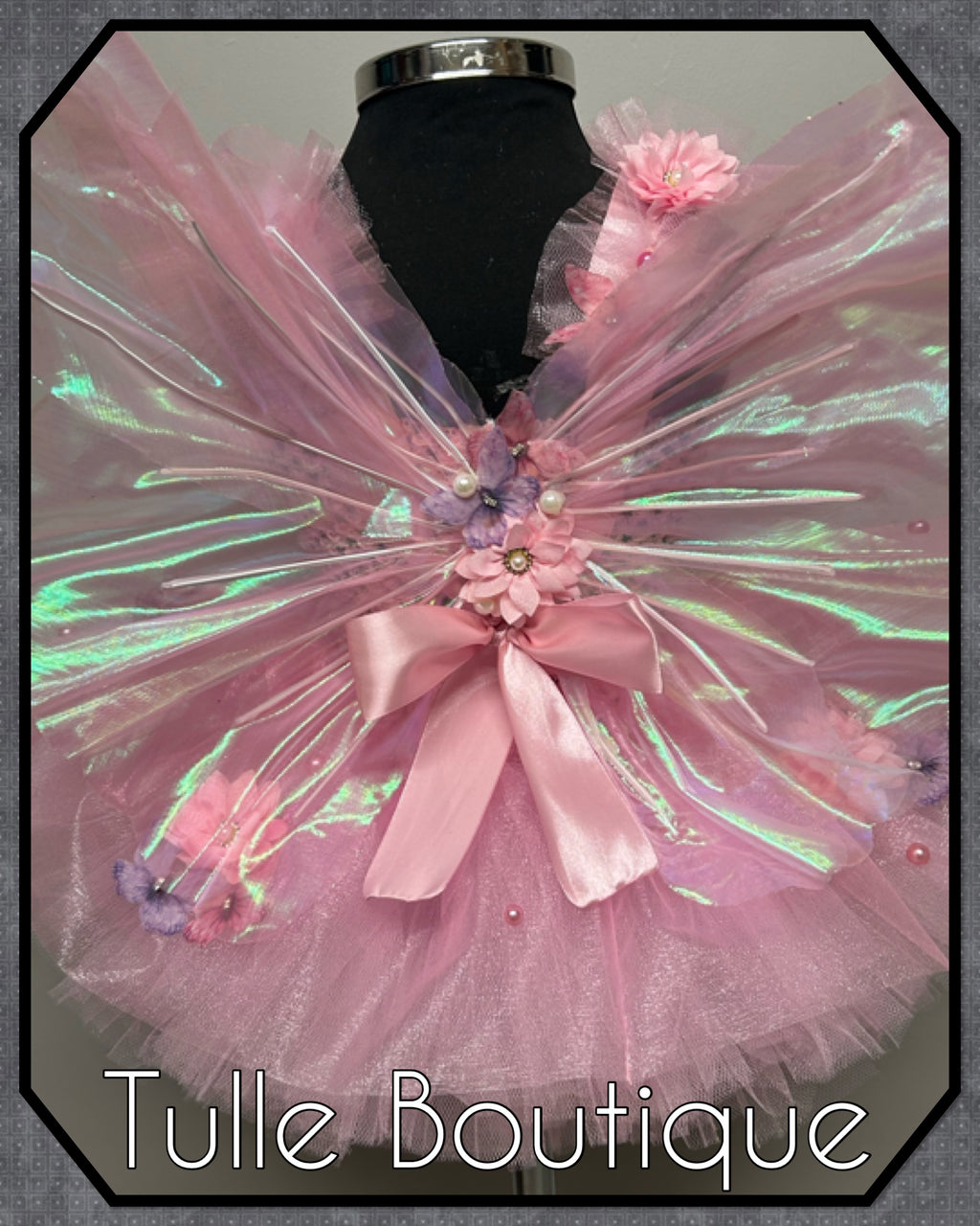 Girls toddlers Lena enchanted pink fairy tutu dress, ballgown, fancy dress costume