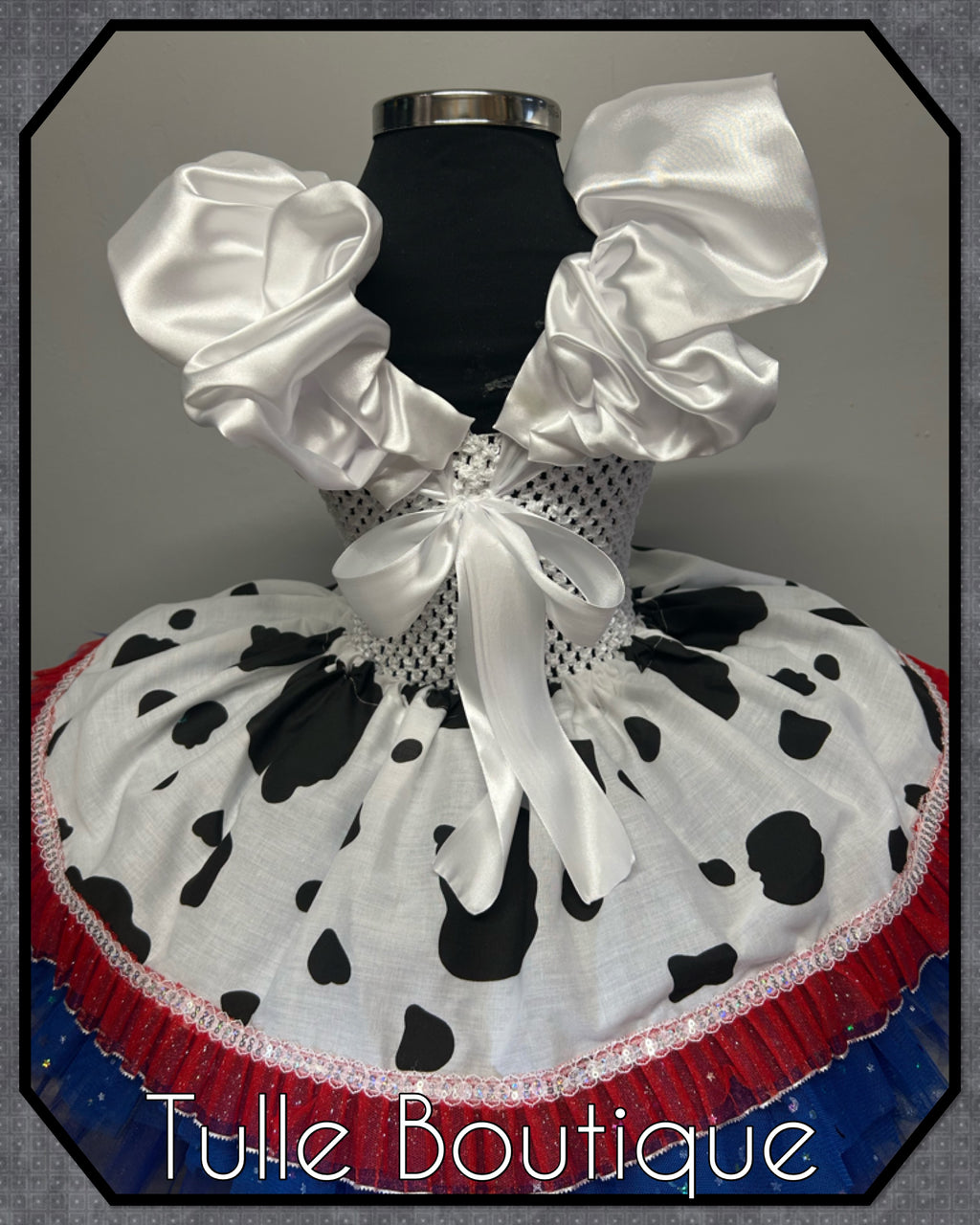 Girls toddlers Jessie cowgirl tutu dress, ballgown, fancy dress costume