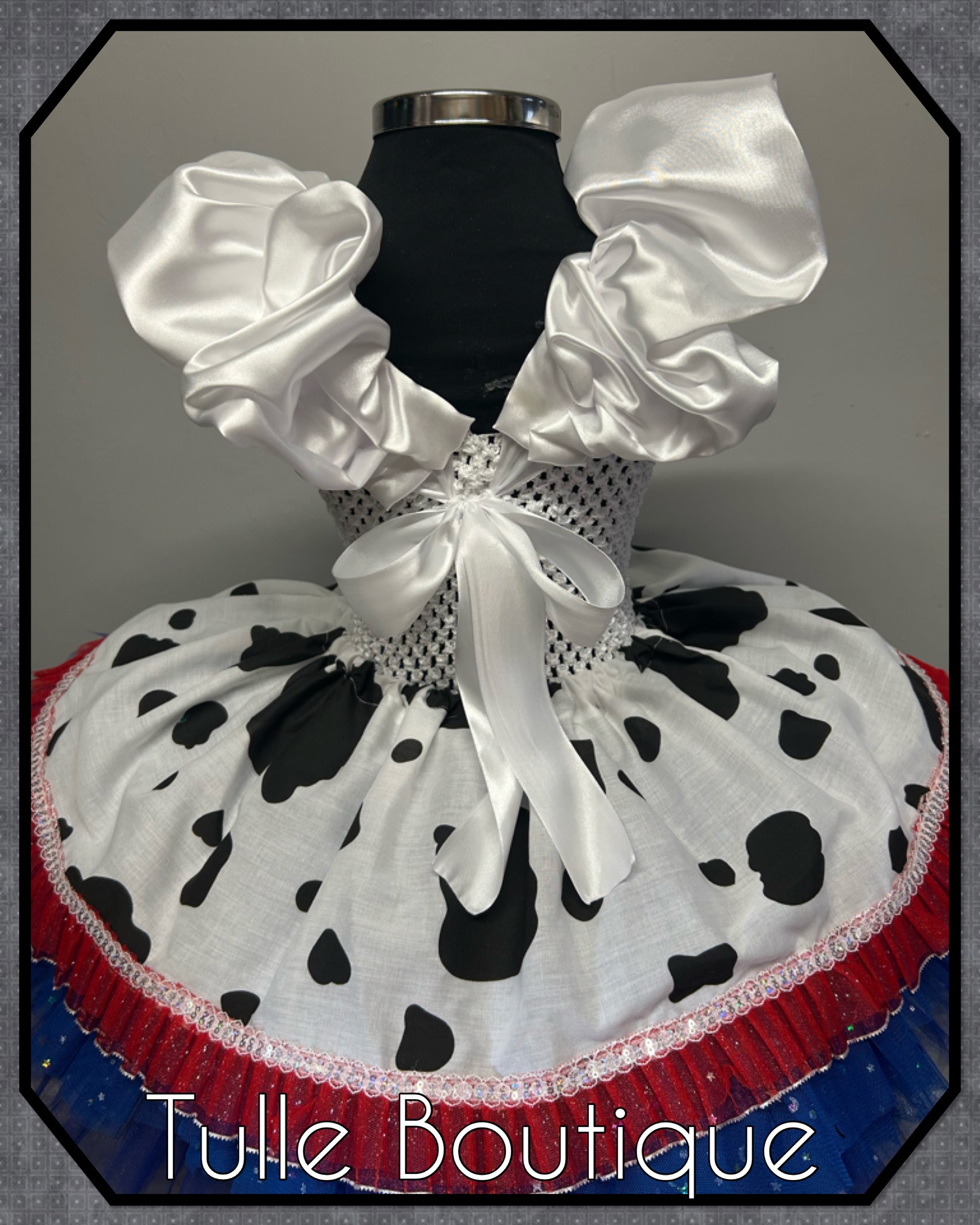 Girls toddlers Jessie cowgirl tutu dress, ballgown, fancy dress costume