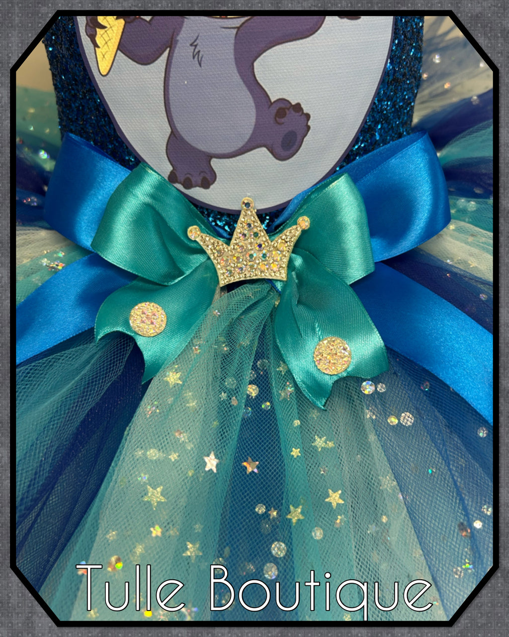 Girls toddlers Stitch tutu dress, ballgown, fancy dress costume
