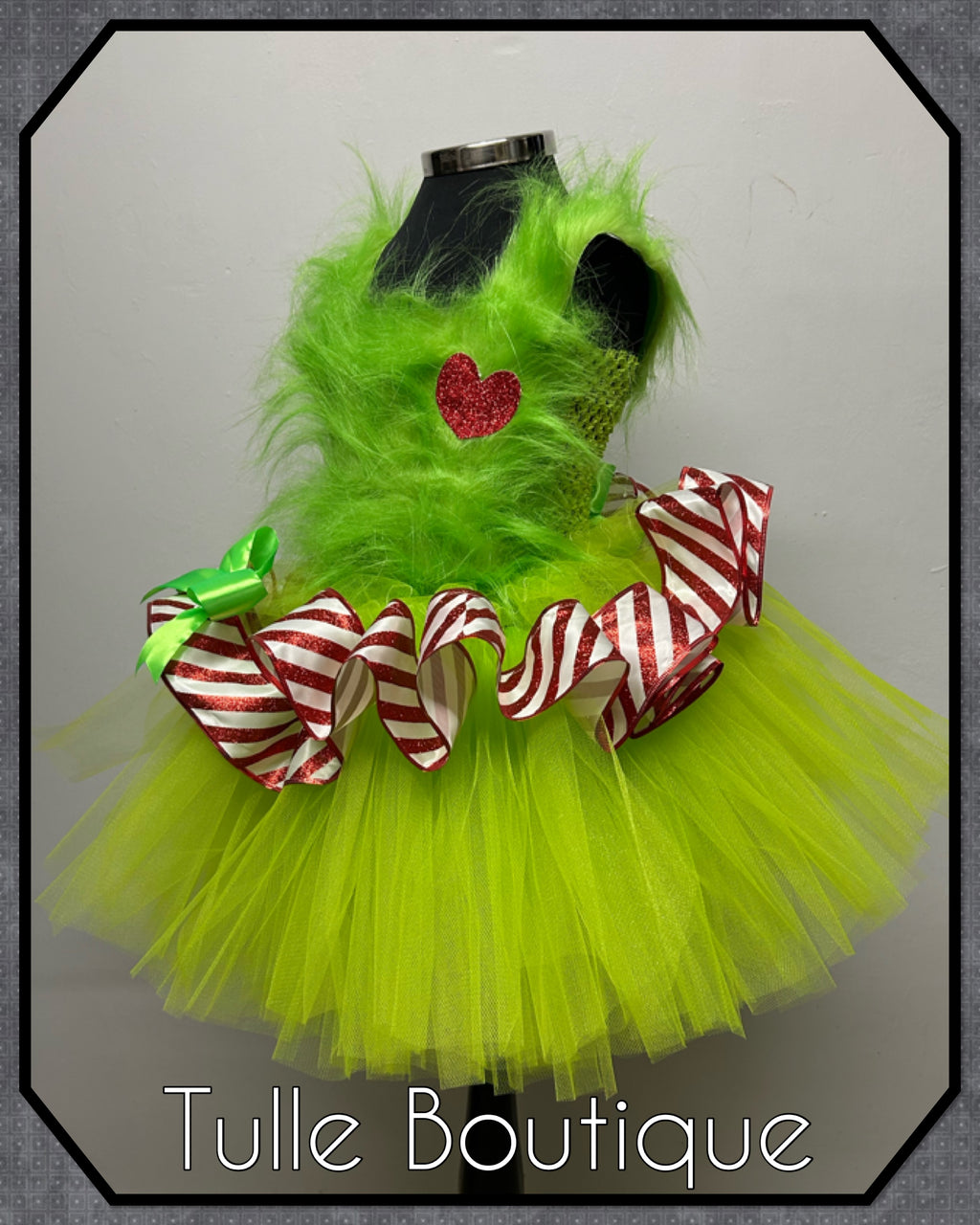 Girls toddlers The Grinch Christmas tutu dress, ballgown, fancy dress costume