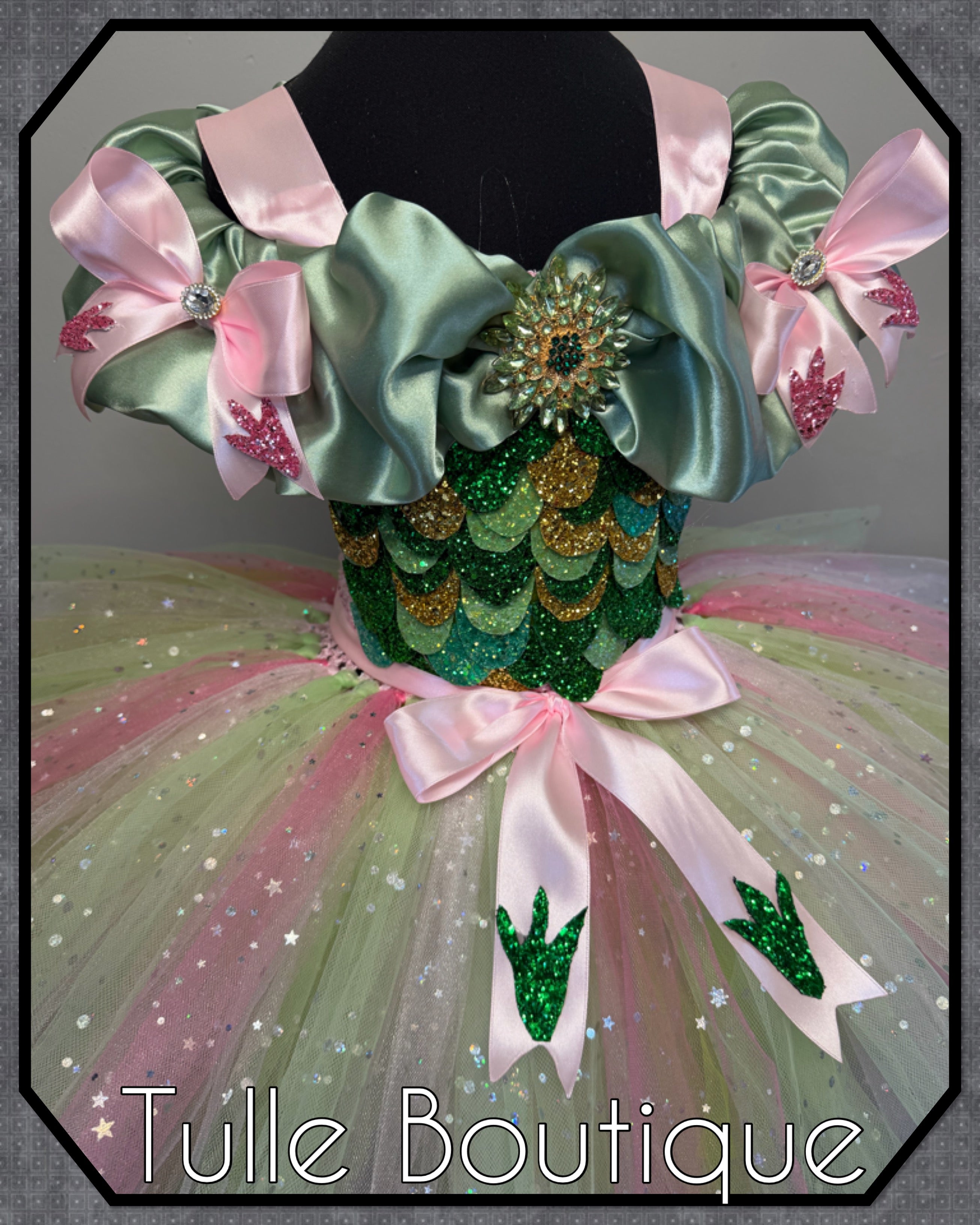 Girls toddlers Dinosaur tutu dress, ballgown, fancy dress costume