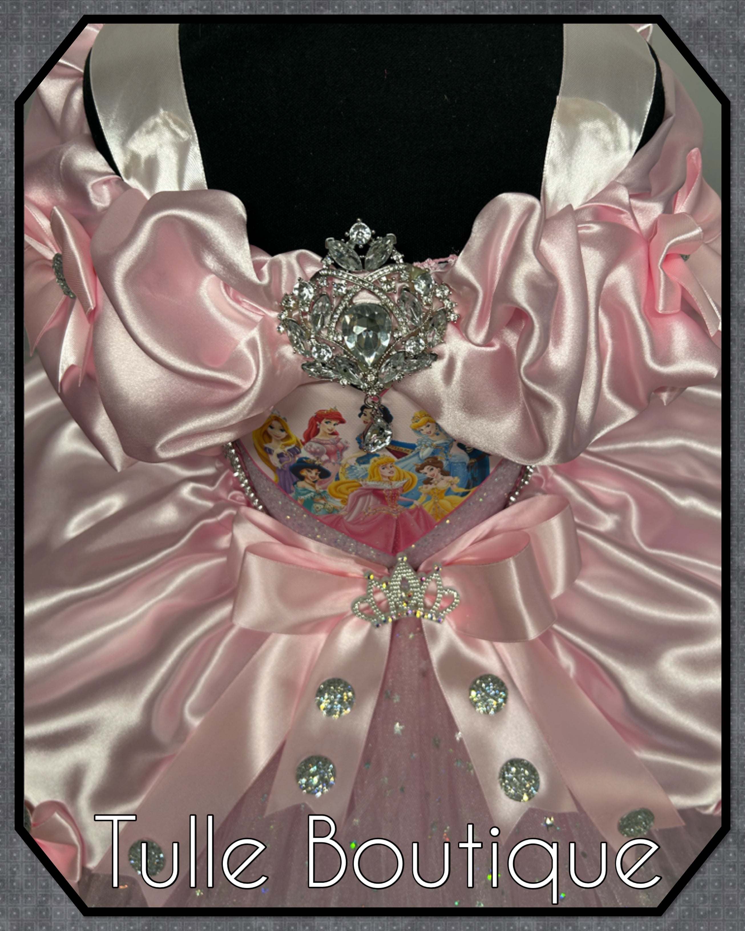 Girls toddlers Disney Princess pink tutu dress, birthday ballgown, fancy dress costume