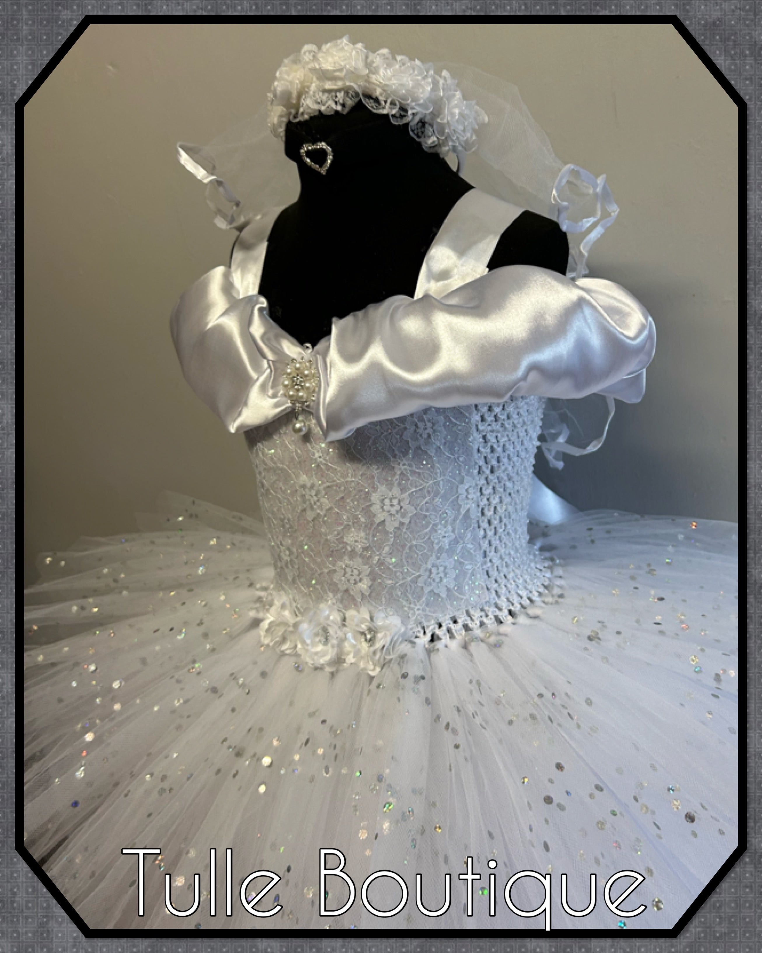 Girls toddlers Chuckys Bride Tiffany tutu dress, ballgown, wedding fancy dress costume