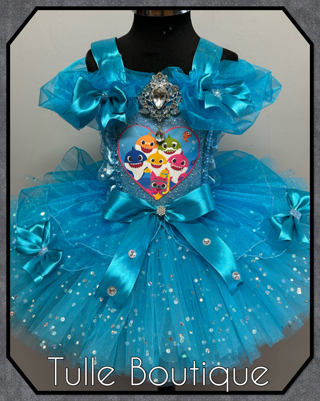 Girls toddlers Princess Baby shark tutu birthday party dress,ballgown, fancy dress costume