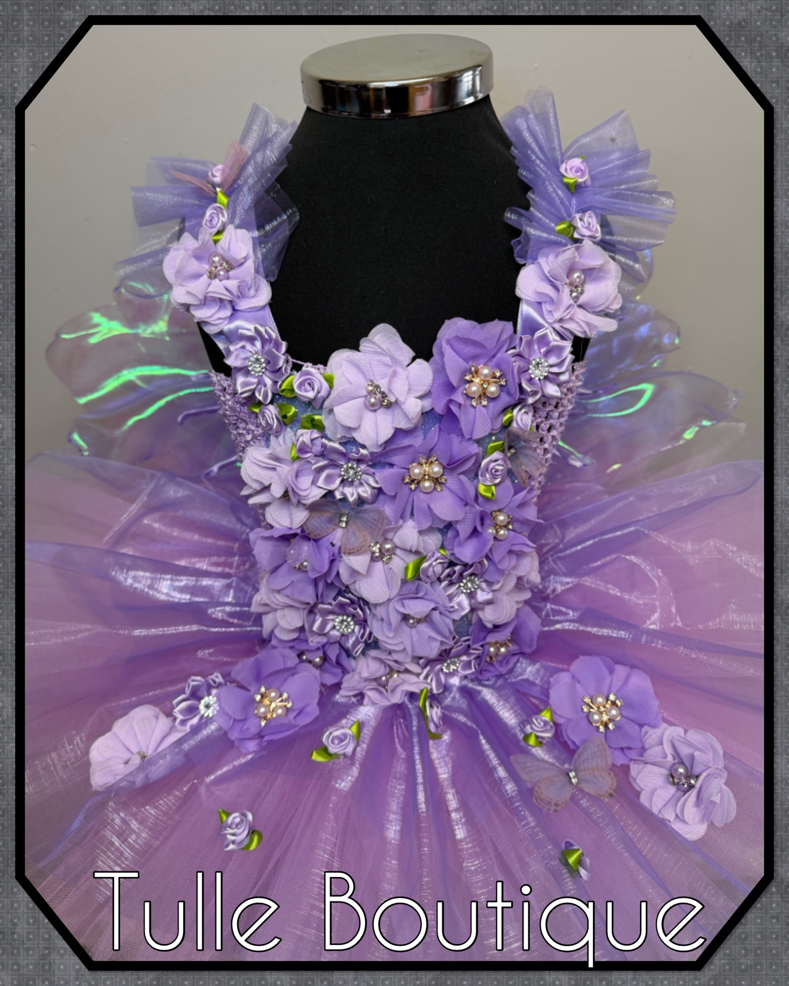 Girls toddlers Lena enchanted lilac fairy tutu dress, ballgown, fancy dress costume