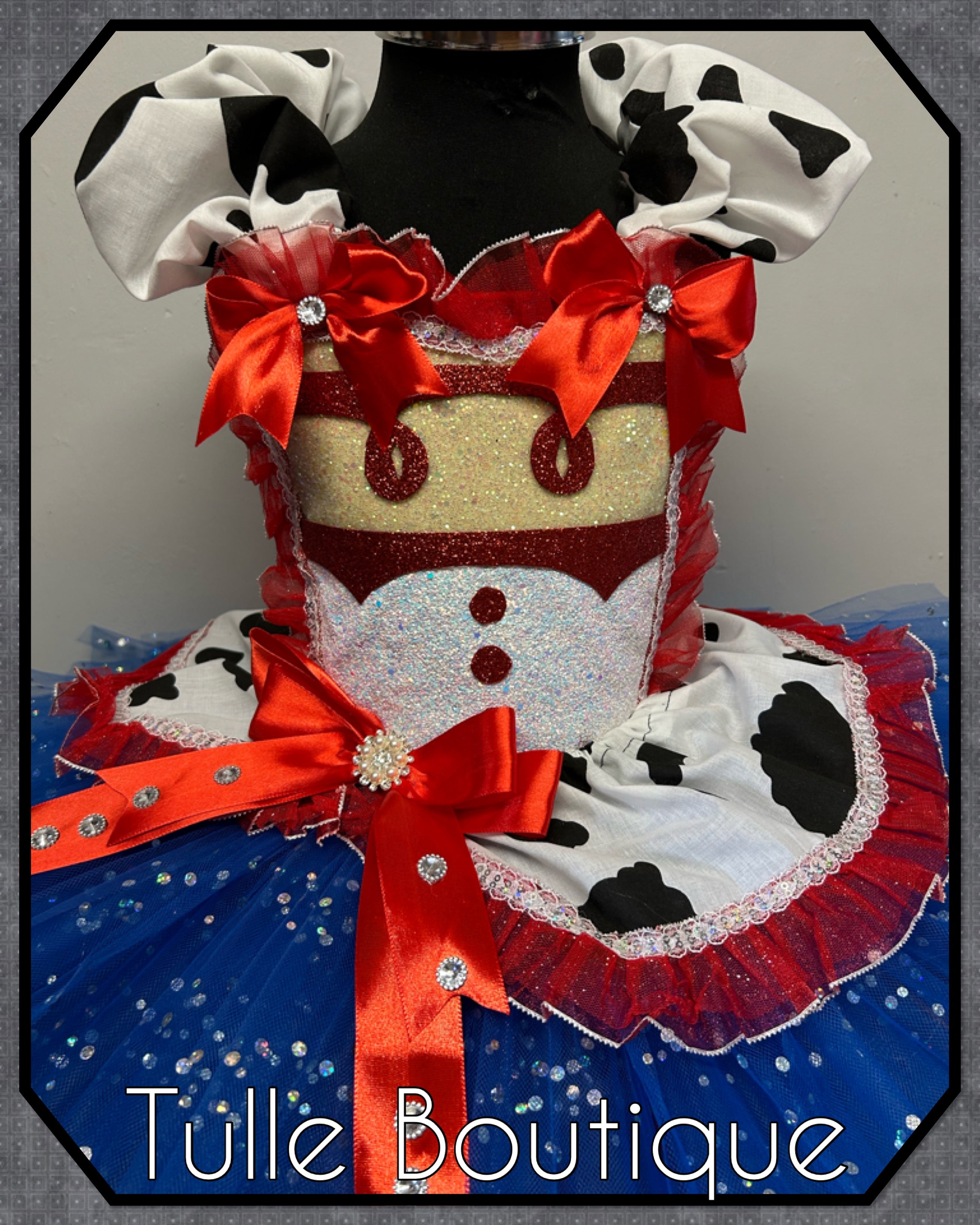 Girls toddlers Toy Story Jessie cowgirl tutu dress, ballgown, fancy dress costume