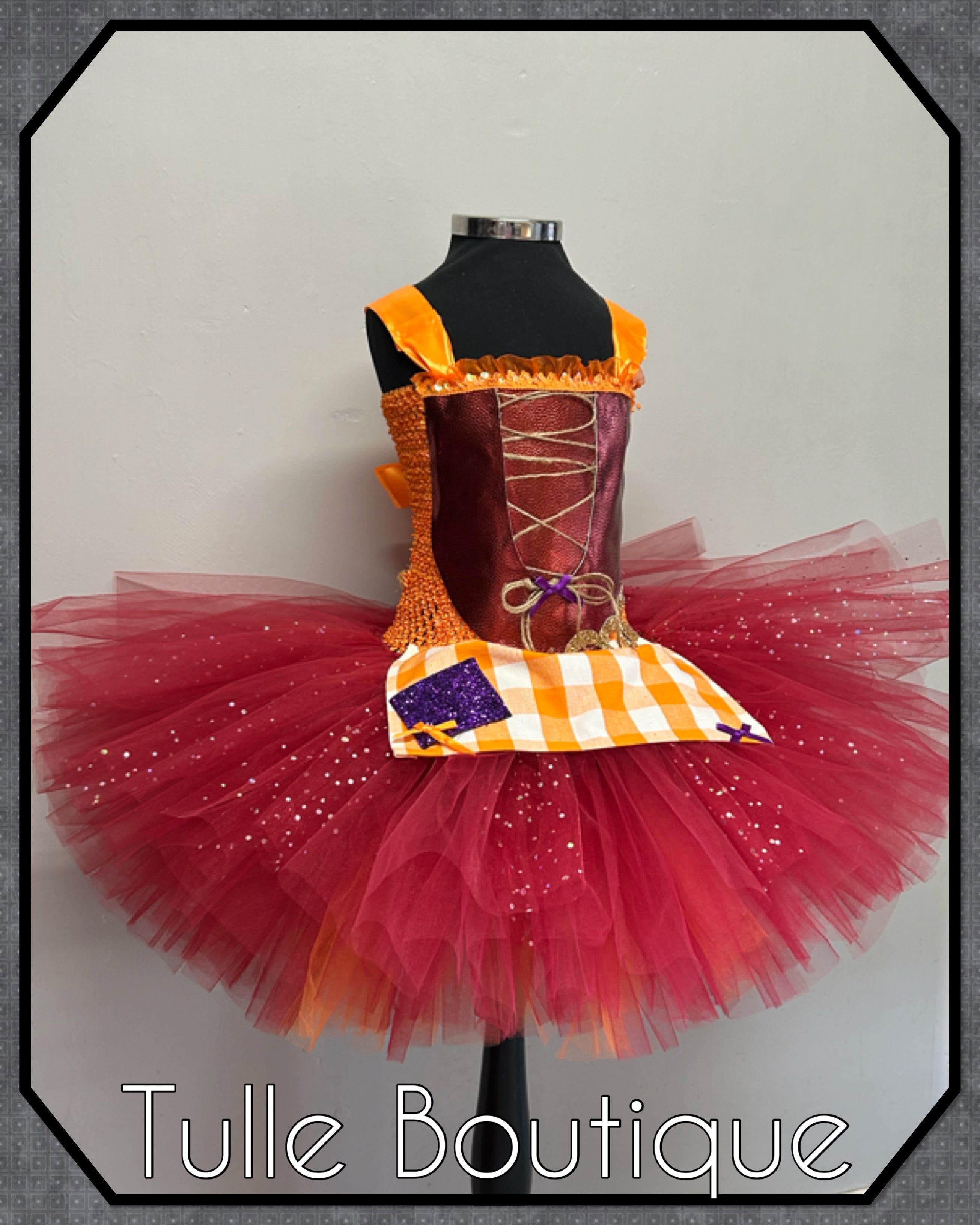 Girls toddlers Halloween Hocus Pocus Mary Sanderson tutu dress, ballgown, fancy dress costume