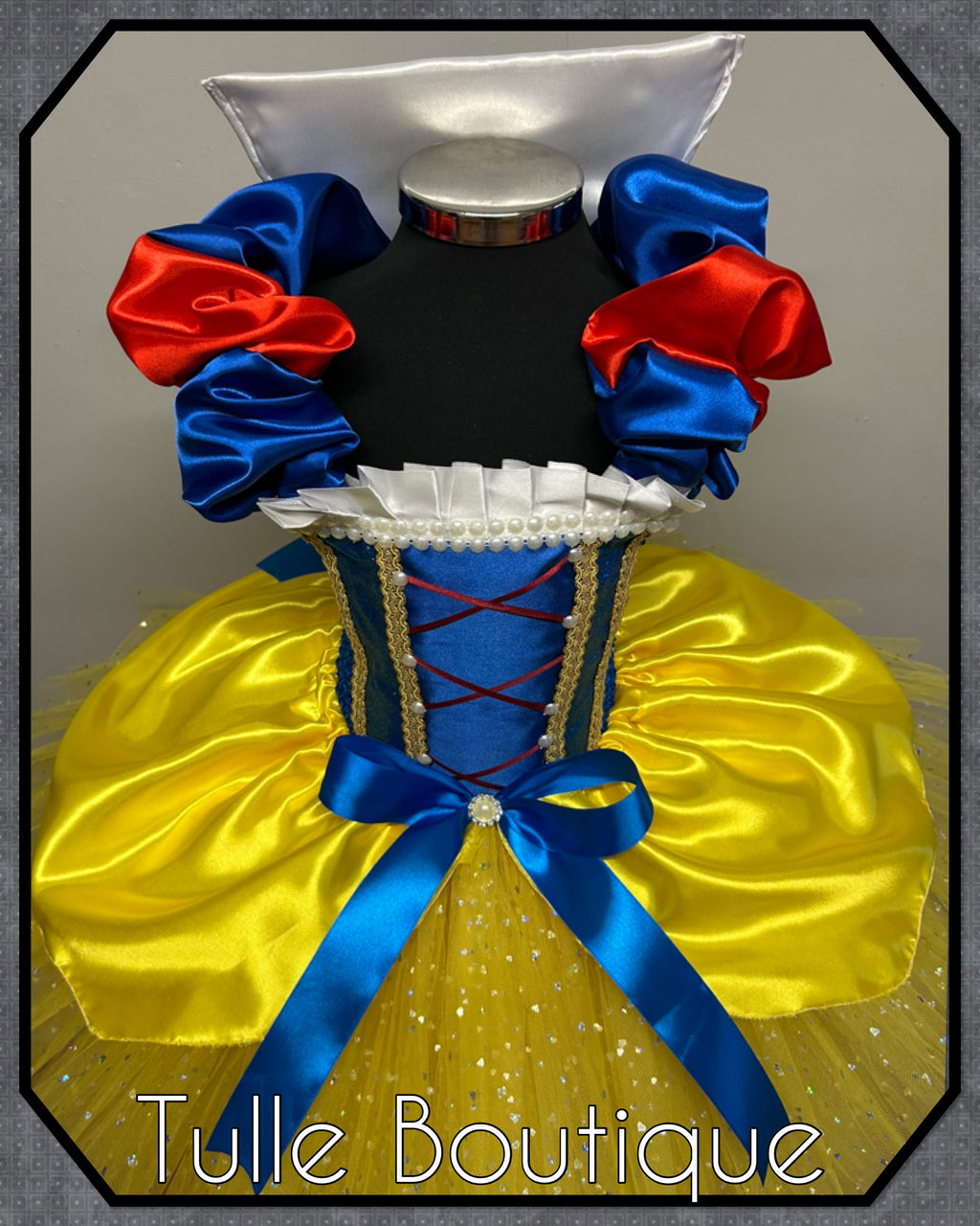 Girls toddlers Snow White Princess tutu birthday party dress,ballgown, fancy dress costume