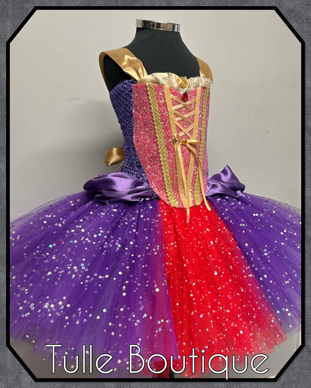 Girls toddlers Halloween Hocus Pocus Sarah Sanderson tutu dress, ballgown, fancy dress costume