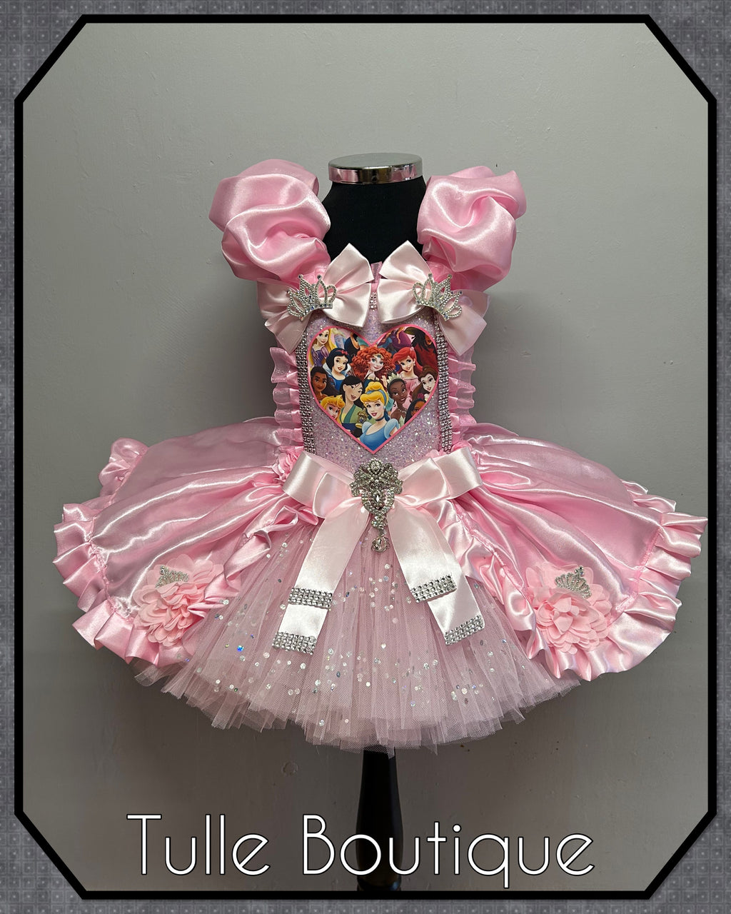 Girls toddlers pink Disney Princess tutu dress, ballgown, fancy dress costume