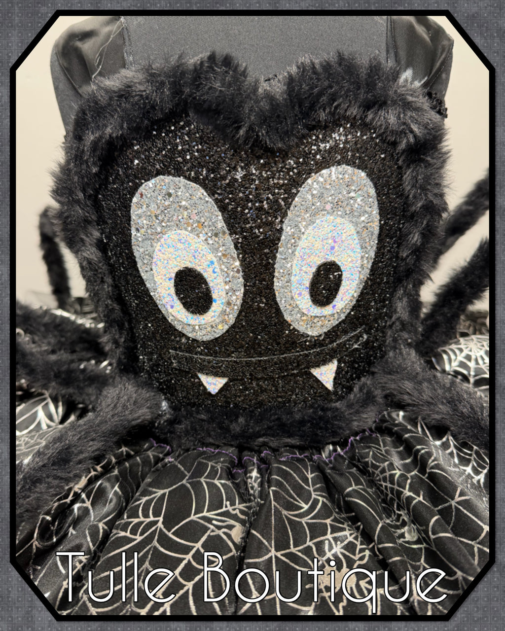 Girls toddlers Sparkly glitter Spider Halloween tutu dress, ballgown, Spider fancy dress costume