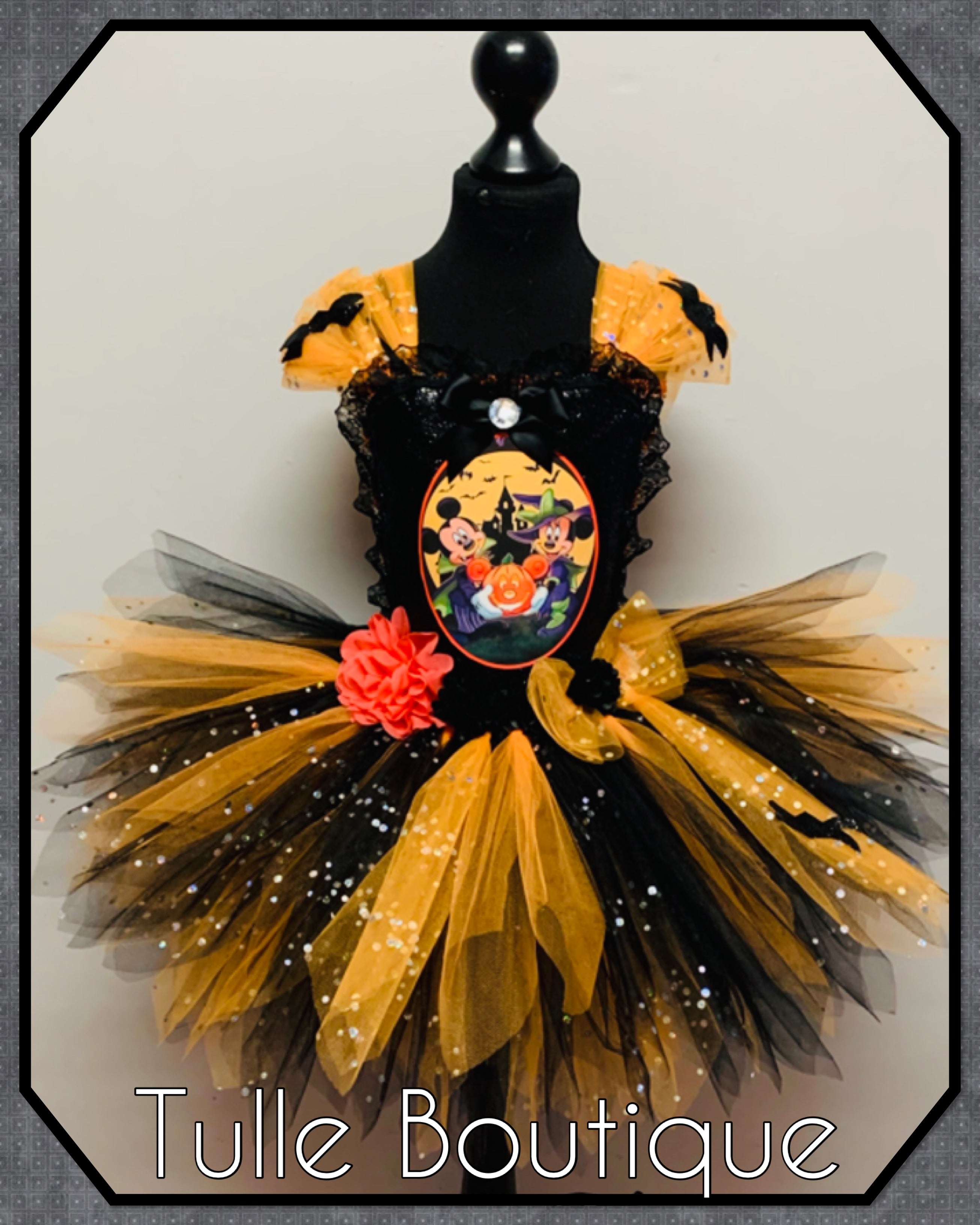Girls toddlers Mickey and Minnie Mouse Halloween dress, ballgown, book day fancy dress costume