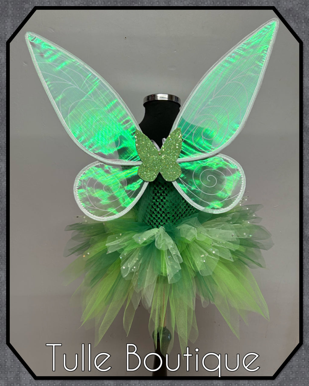 Girls toddlers Tinkerbell green  tutu dress, ballgown, fancy dress costume