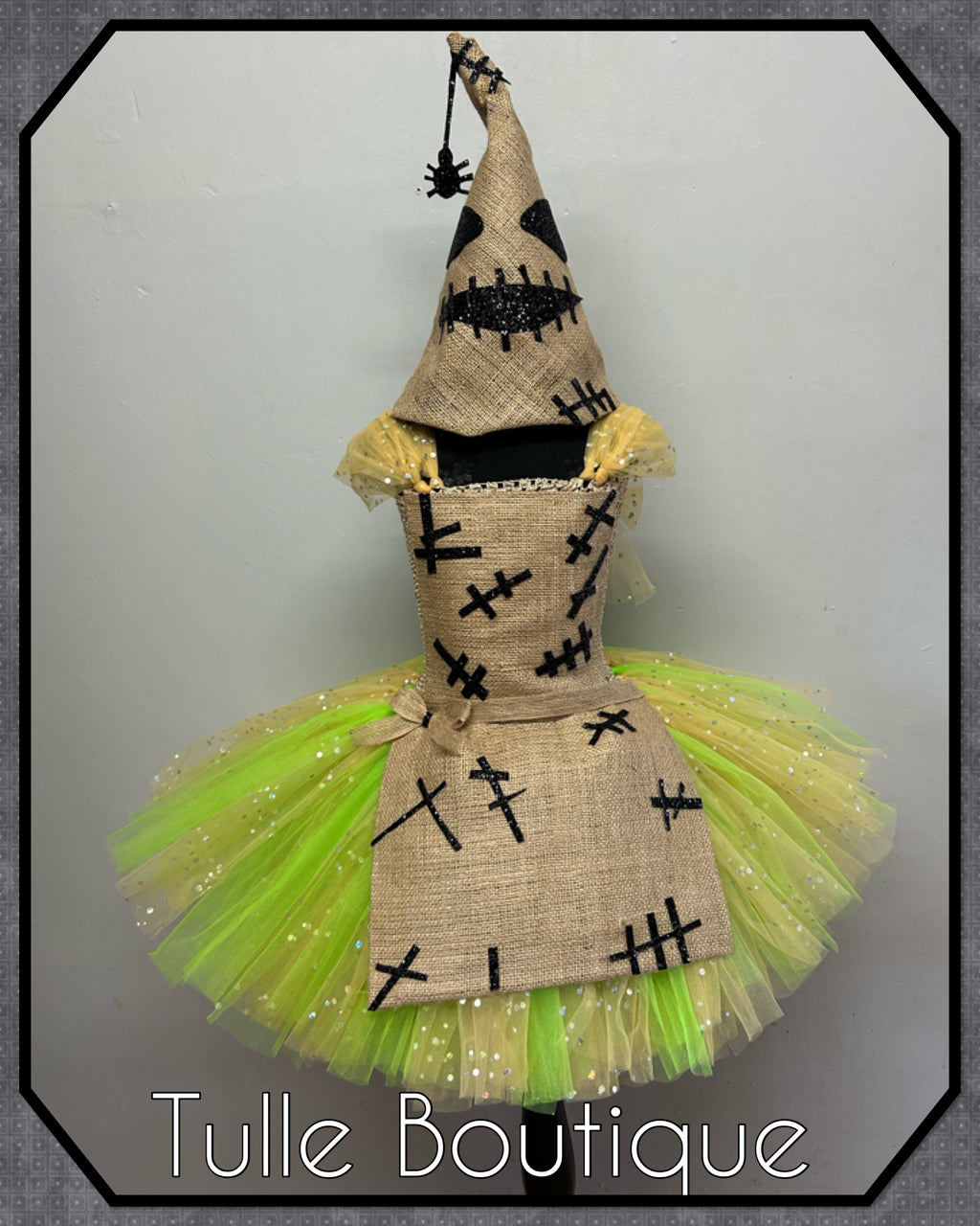 Girls toddlers Oogie Boogie ballgown, nightmare before Christmas Halloween fancy dress costume