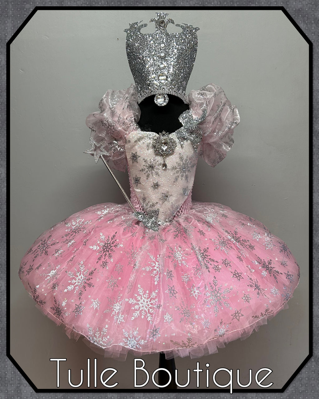 Girls toddlers wizard of Oz Glinda the good witch tutu dress,ballgown, fancy dress costume