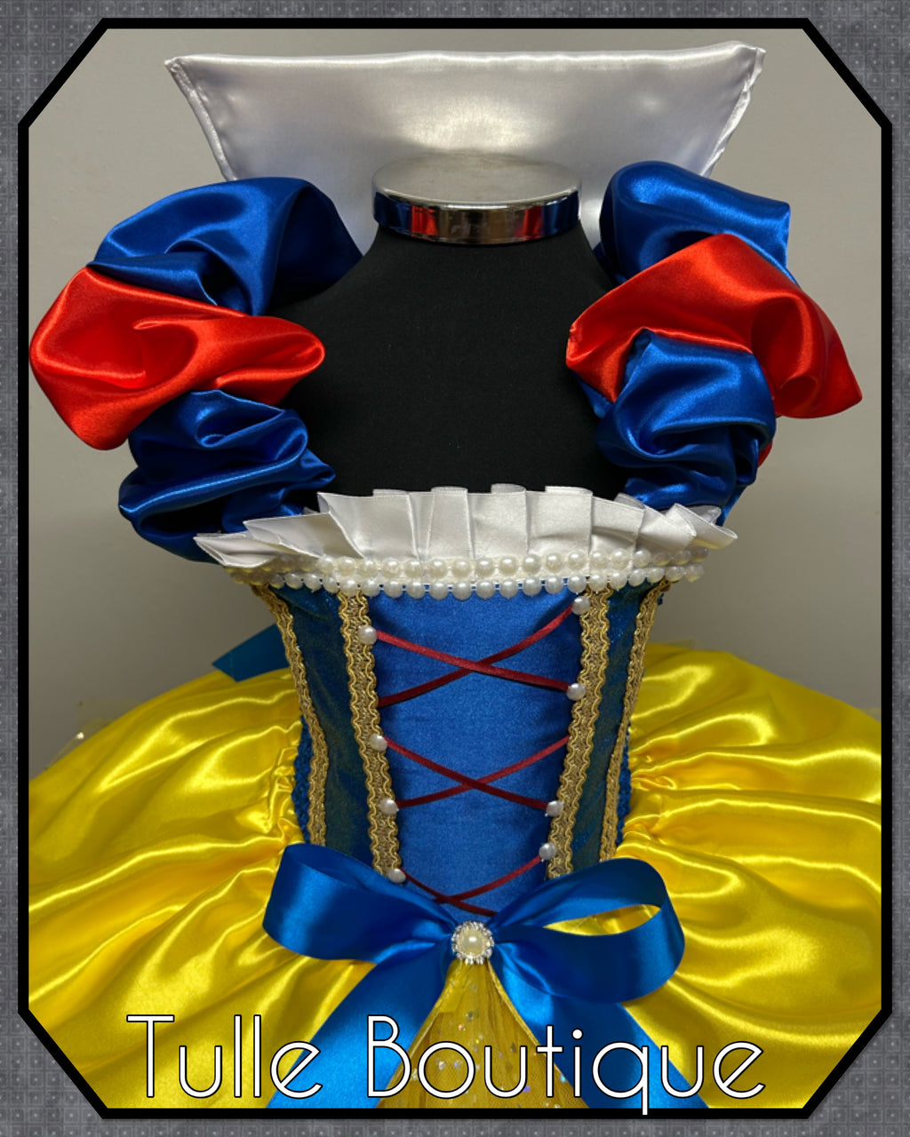 Girls toddlers Snow White Princess tutu birthday party dress,ballgown, fancy dress costume