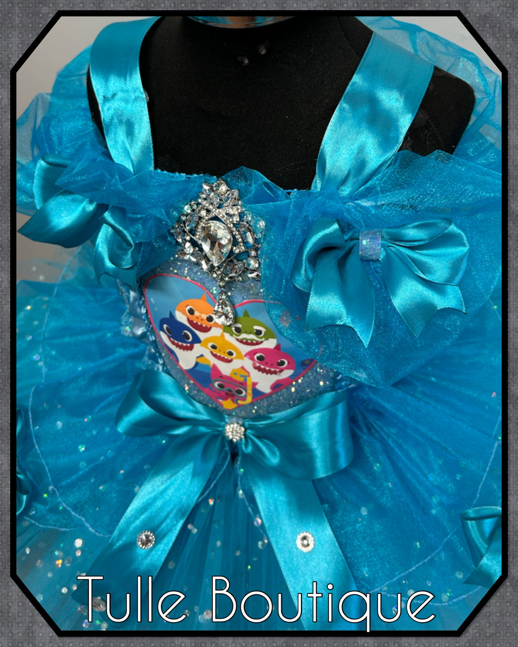 Girls toddlers Princess Baby shark tutu birthday party dress,ballgown, fancy dress costume