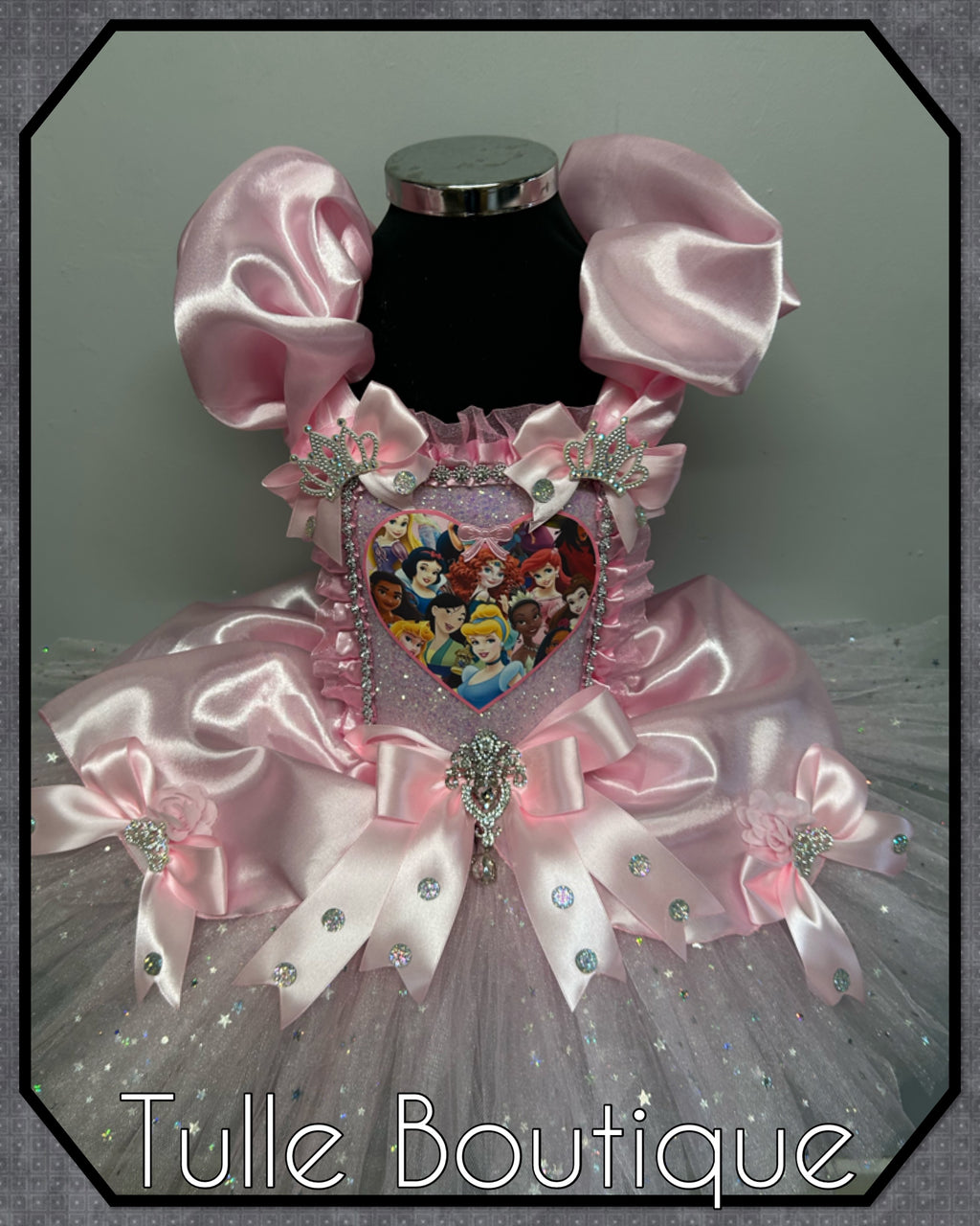 Girls toddlers pink Disney Princess tutu dress, ballgown, fancy dress costume