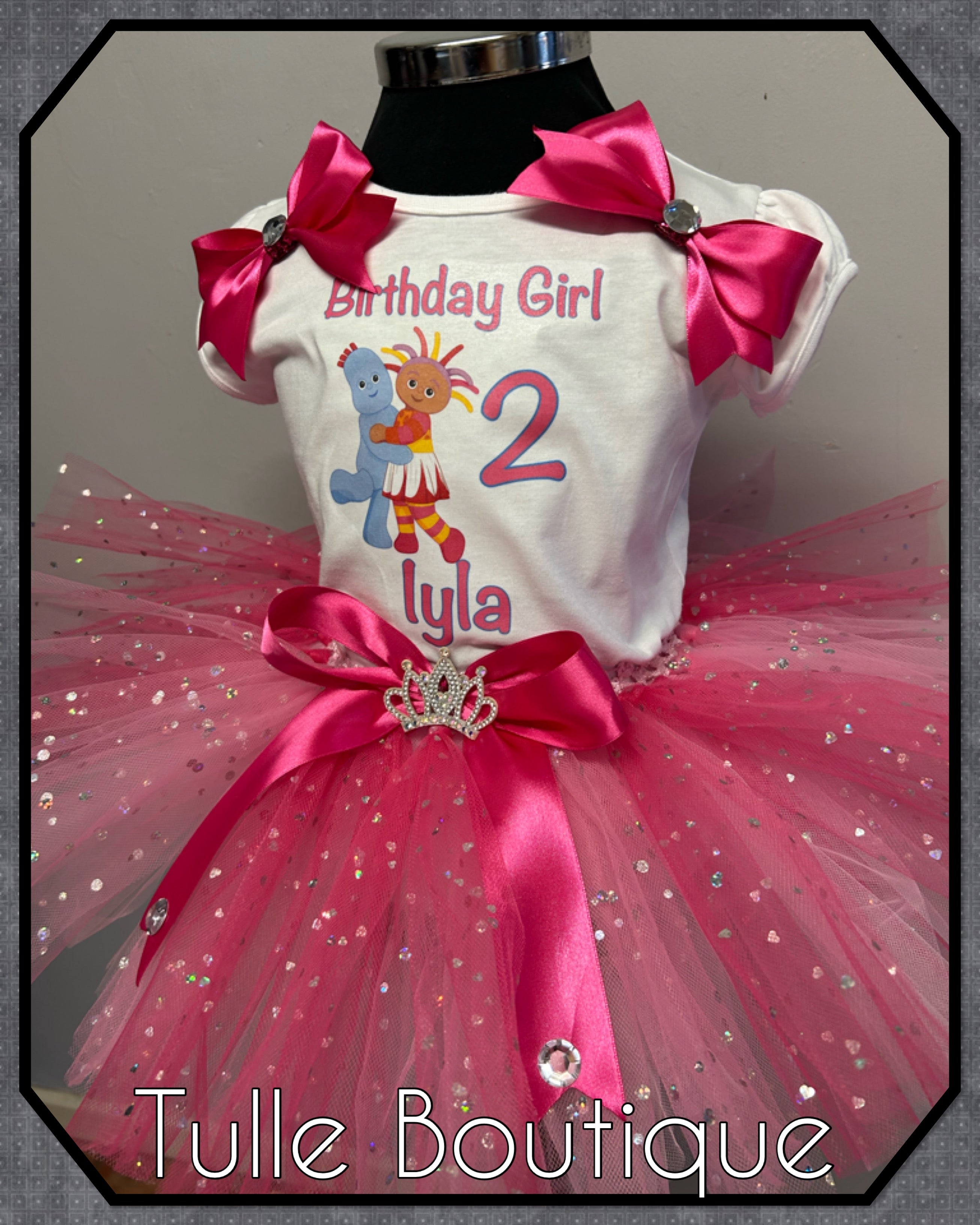 Girls toddlers in the night garden birthday tutu outfit fancy dress costume