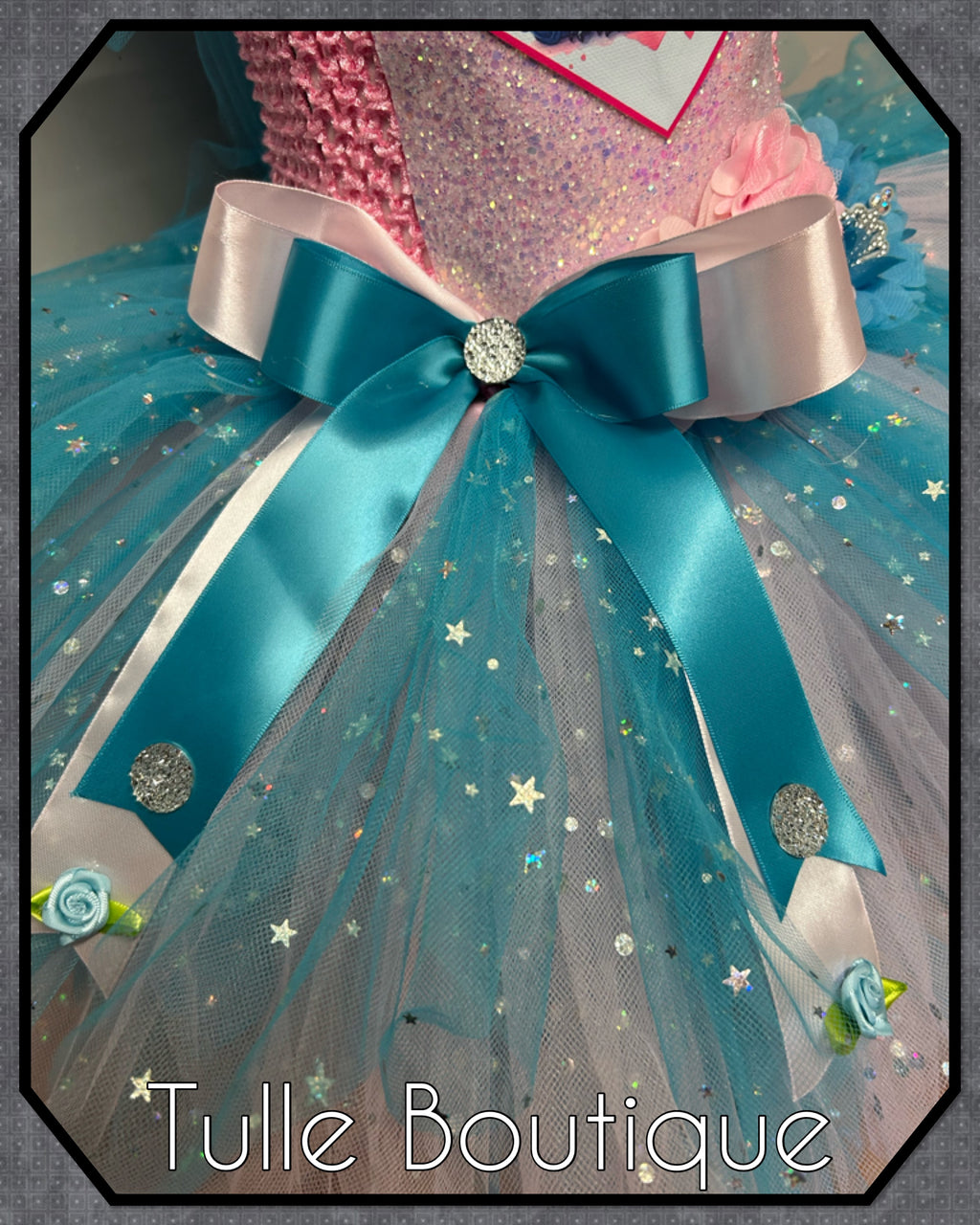 Girls toddlers Princess Stitch and Angel tutu dress, ballgown,fancy dress costume