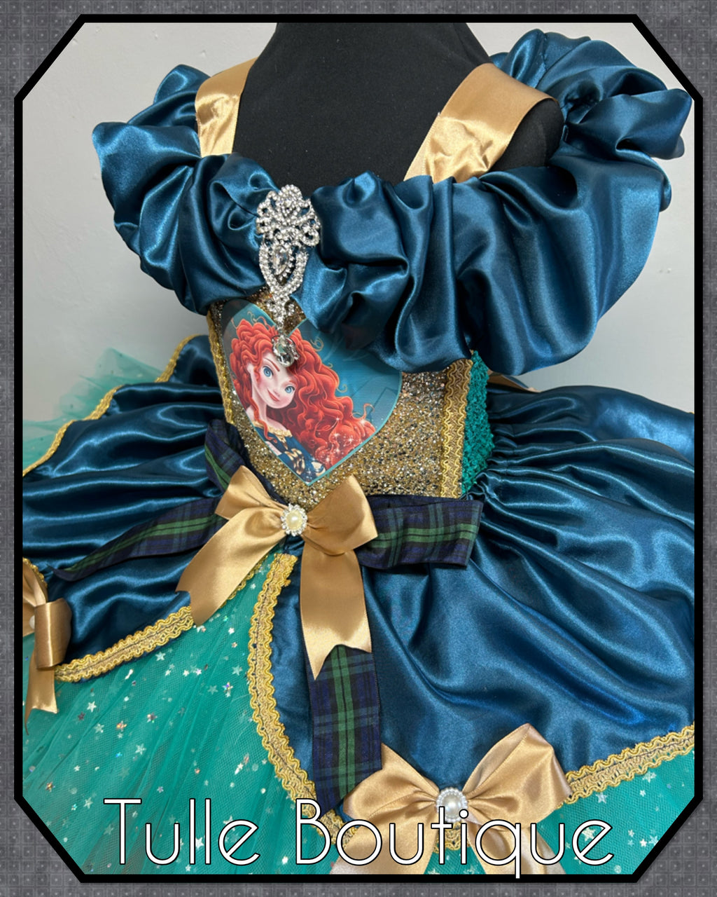 Girls toddlers Brave Princess Merida tutu dress,ballgown, fancy dress costume